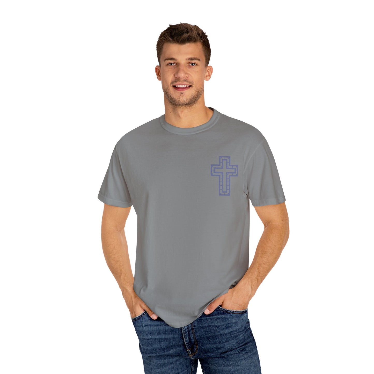 T-Shirt Inspirational Christian T-Shirt Cross & Philippians 4:13 Unisex Apparel Faith Tee Religious Gift Motivational Shirt