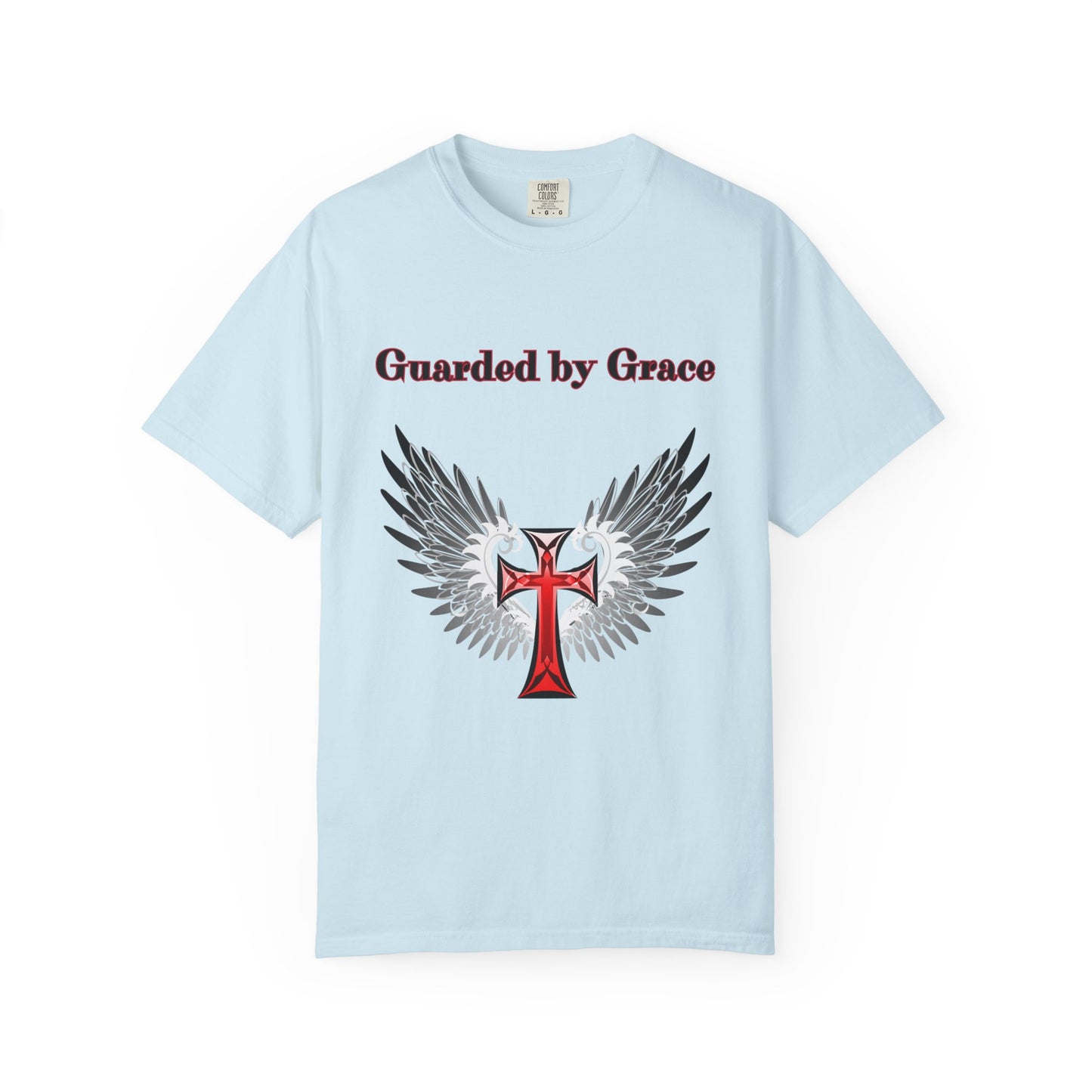 T-Shirt Guarded by Grace Unisex T-Shirt with Wings Design Christian Apparel Unique Gift Faith-based Fashion Inspirational SpiritualTee