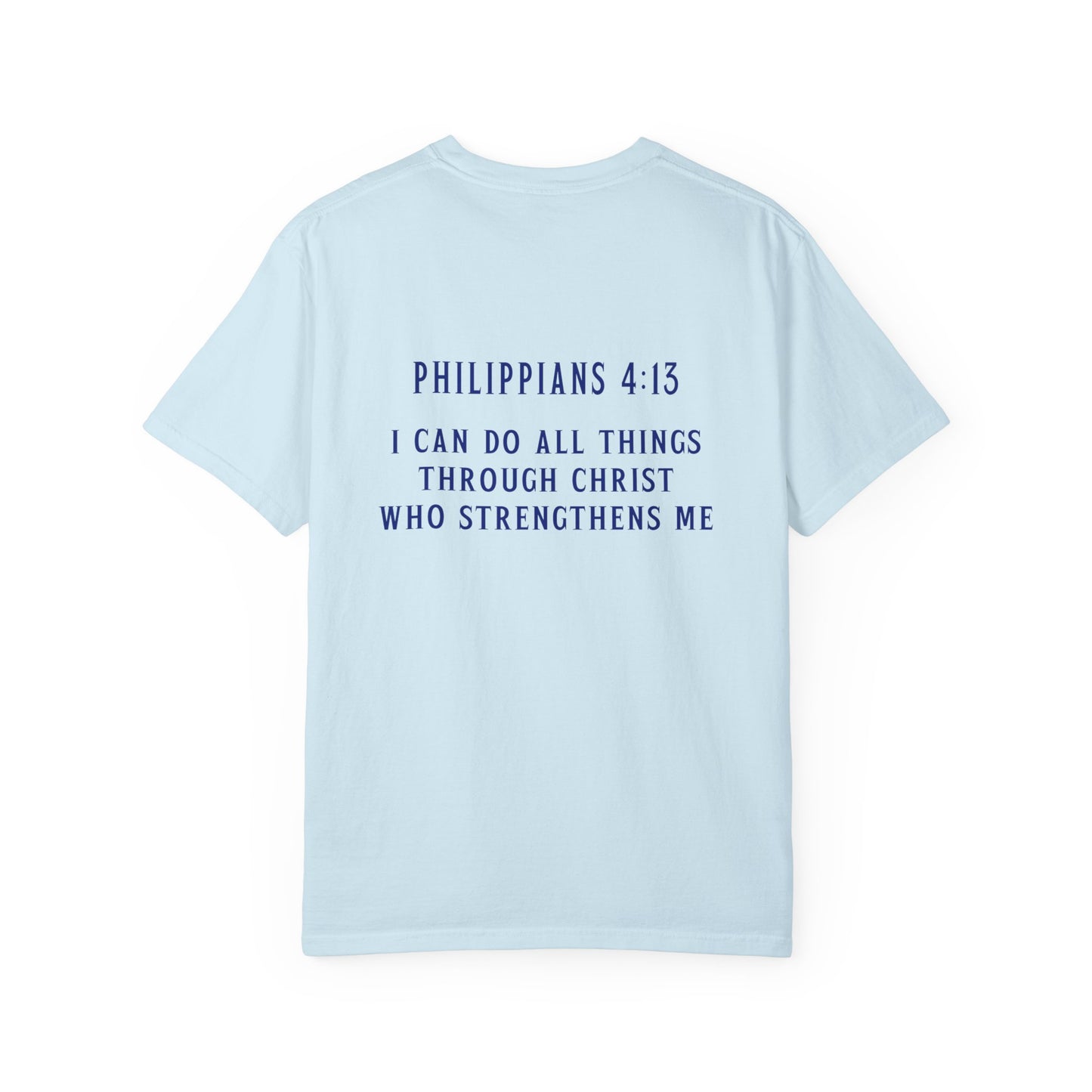 T-Shirt Inspirational Christian T-Shirt Cross & Philippians 4:13 Unisex Apparel Faith Tee Religious Gift Motivational Shirt
