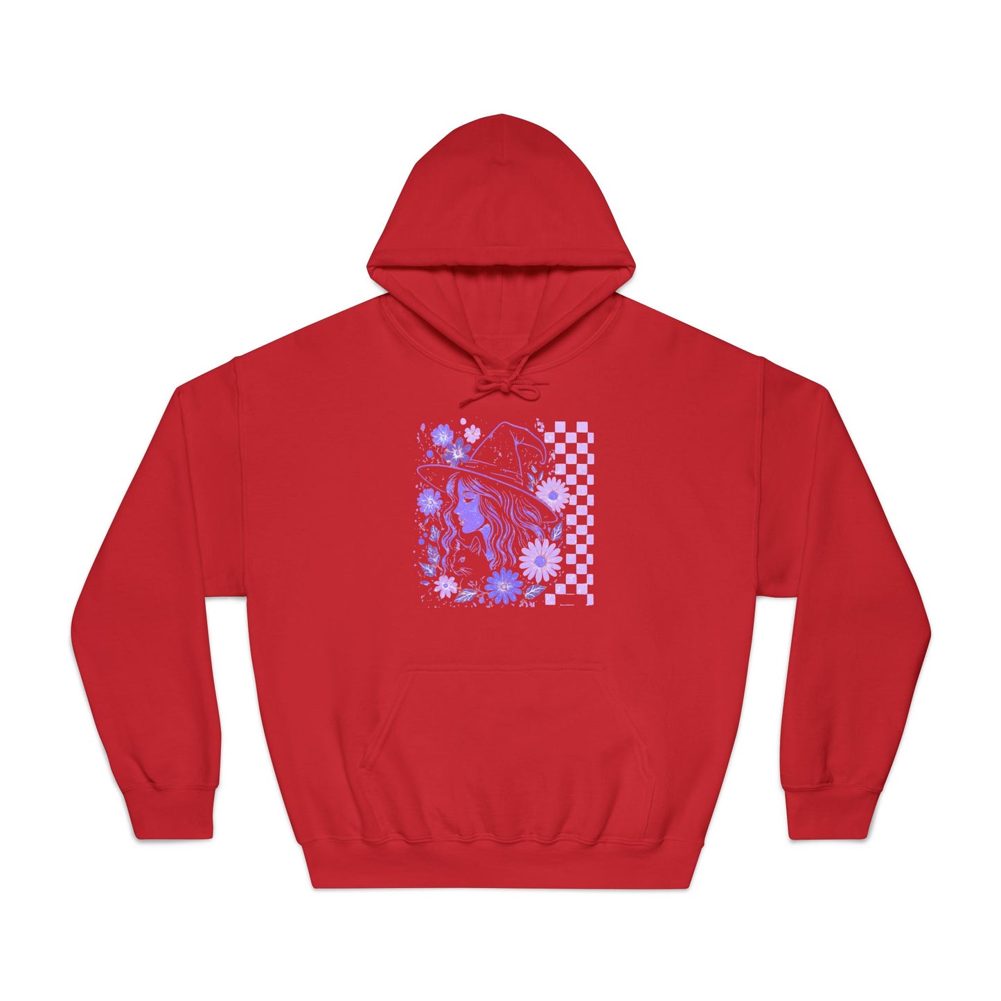 Sweatshirt Whimsical Floral Unisex Hooded Sweatshirt Casual Wear Streetwear Gift for Her Cozy Sweatshirt Spring Fashion Halloween