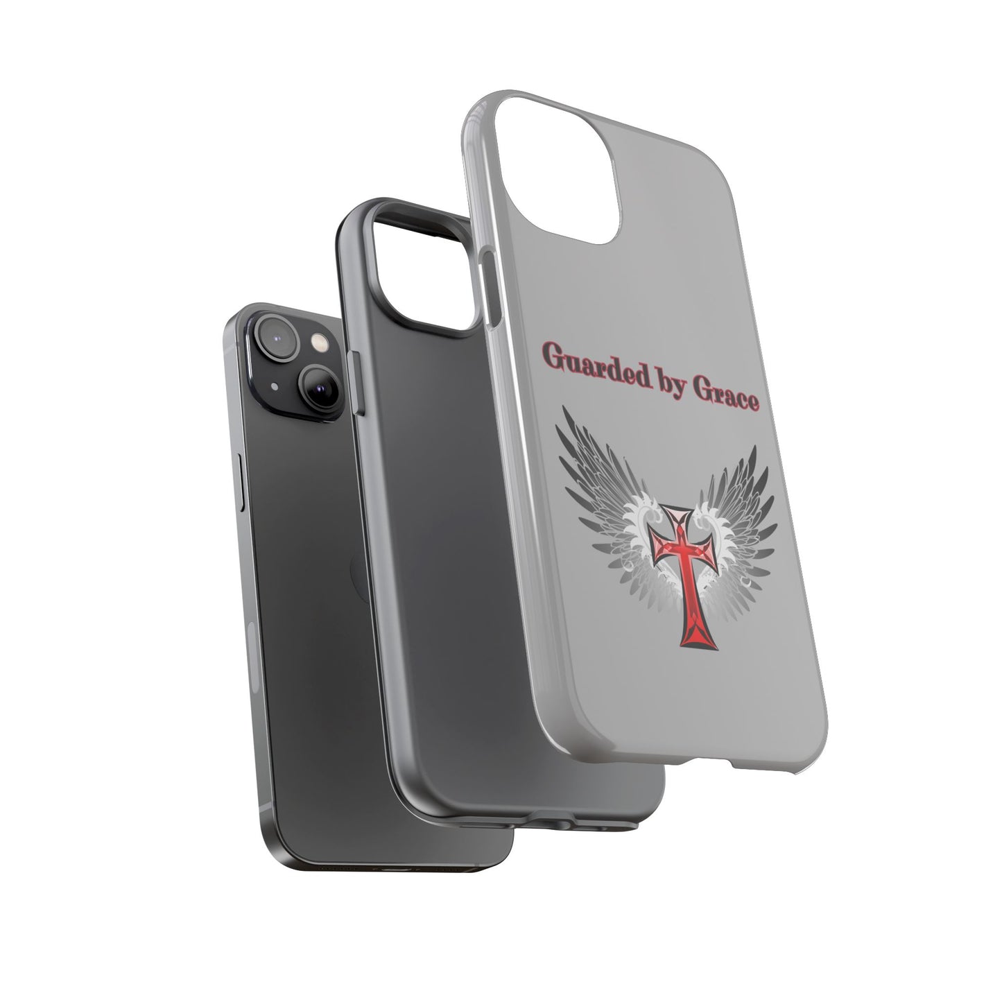 Cell Phone Case with Guardian Angel Design Tough Cases for Protection Spiritual Gifts Unique Accessories Personalized Tech