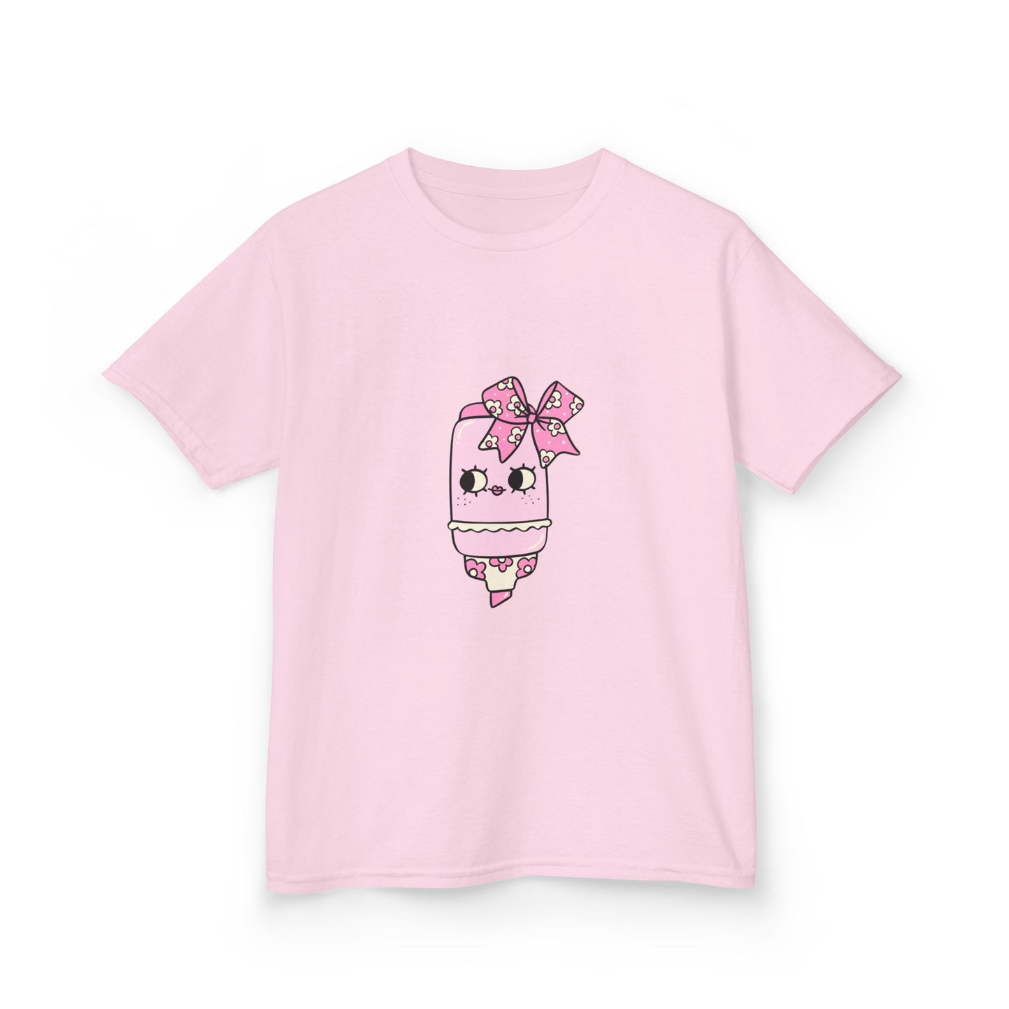 T-Shirt Kids Heavy Cotton™ Tee Fun Graphic Cute School Shirt Everyday Wear Coquette Design