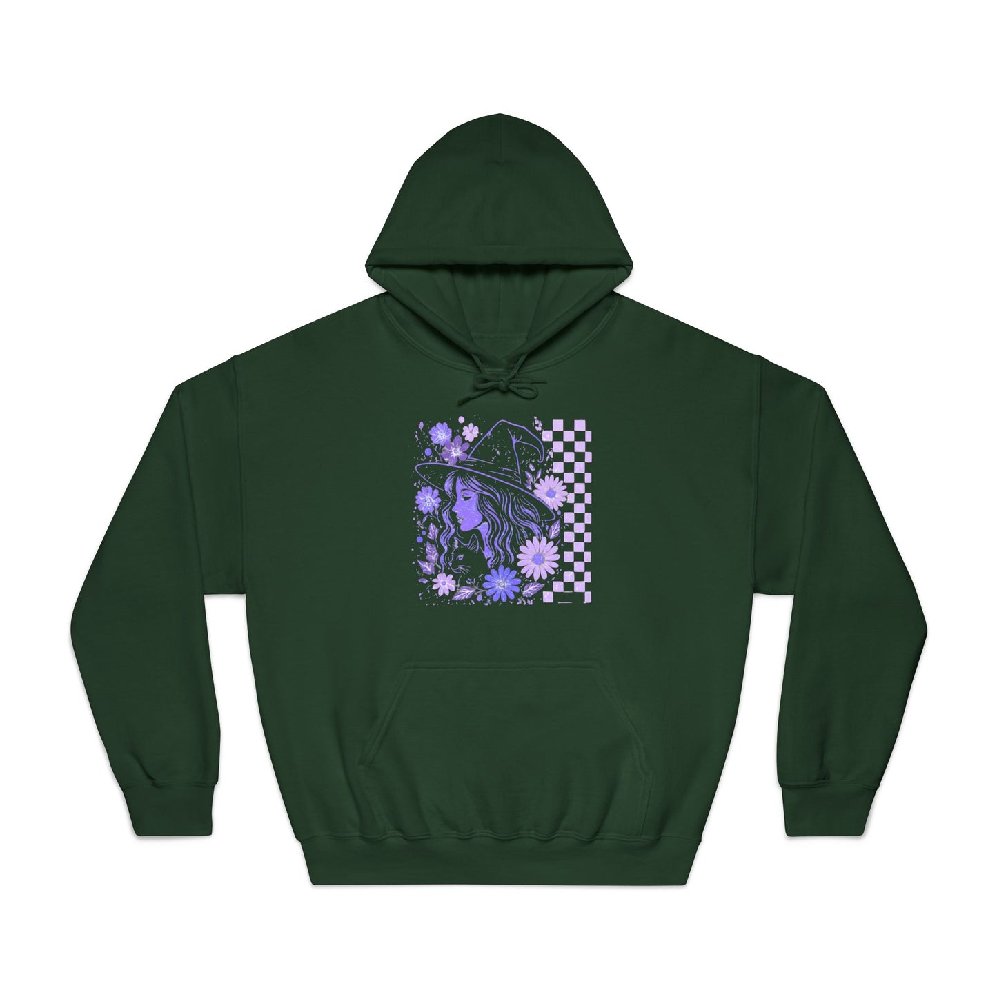 Sweatshirt Whimsical Floral Unisex Hooded Sweatshirt Casual Wear Streetwear Gift for Her Cozy Sweatshirt Spring Fashion Halloween