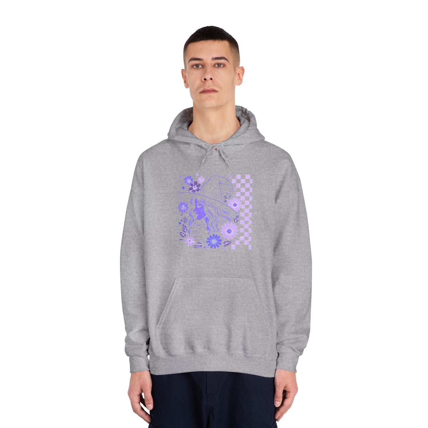 Sweatshirt Whimsical Floral Unisex Hooded Sweatshirt Casual Wear Streetwear Gift for Her Cozy Sweatshirt Spring Fashion Halloween
