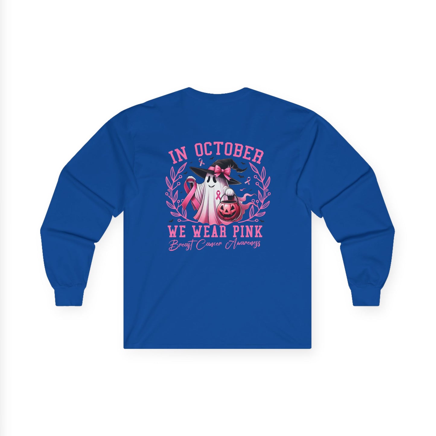 T-Shirt Breast Cancer Awareness Long Sleeve Tee Pink October Shirt Unisex Tee Supportive Apparel Awareness Month Merchandise