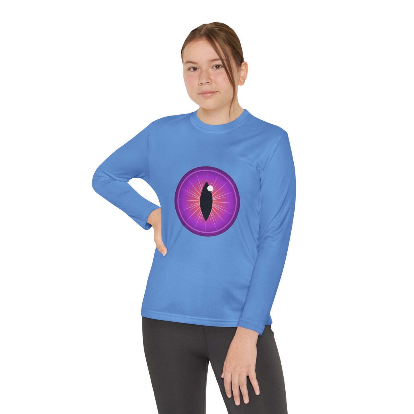 T-Shirt Youth Long Sleeve Monster-Inspired Tee Fun Shirt for Kids Perfect for Halloween Costume Wear Everyday Comfort Cool Graphic T