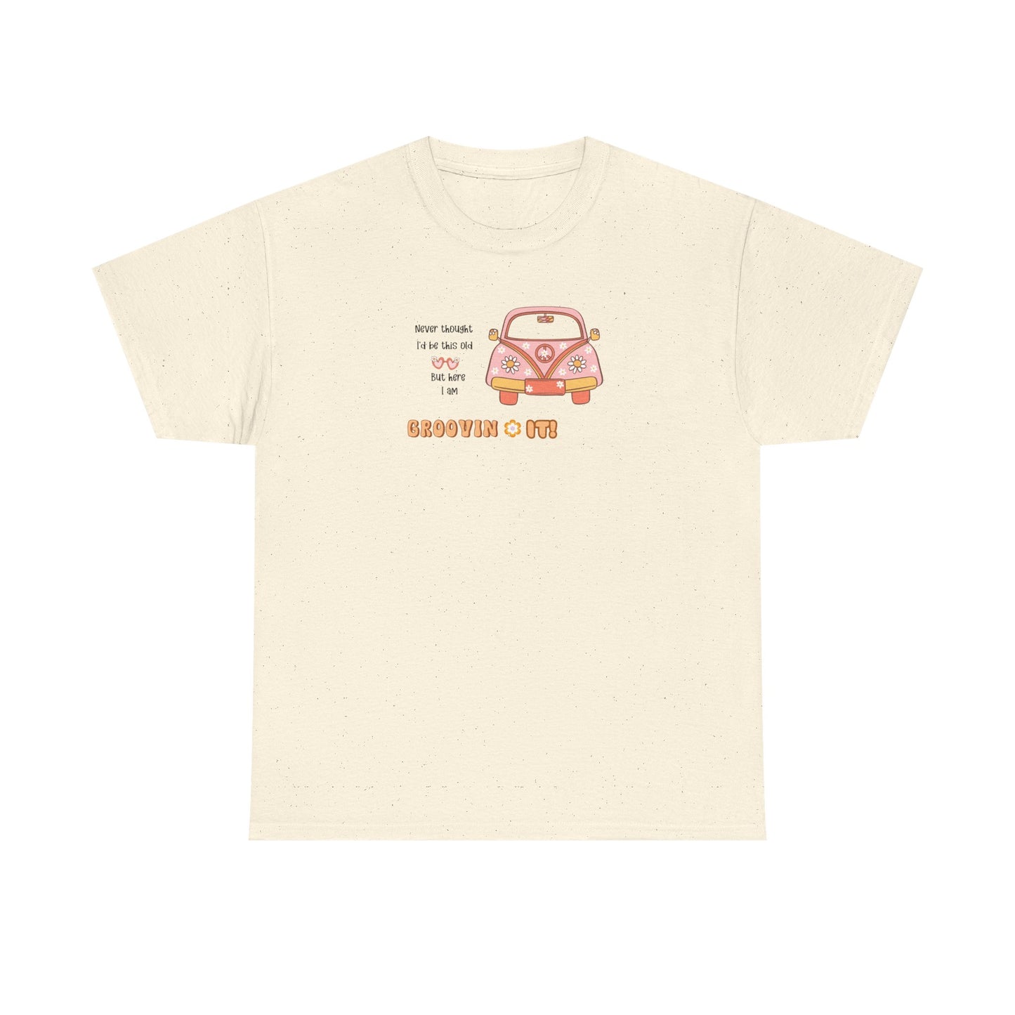 T-Shirt Perfect Gift for Road Trip Lovers Retro VW Car Unisex Heavy Cotton Tee Funny Getting Older Joke