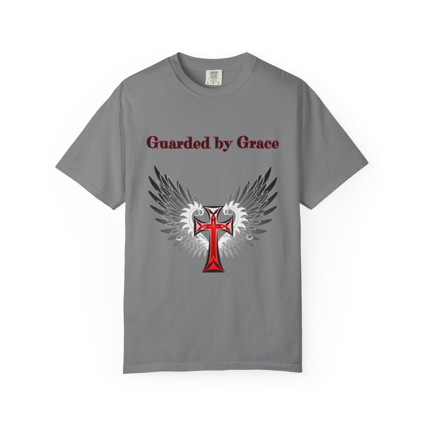 T-Shirt Guarded by Grace Unisex T-Shirt with Wings Design Christian Apparel Unique Gift Faith-based Fashion Inspirational SpiritualTee
