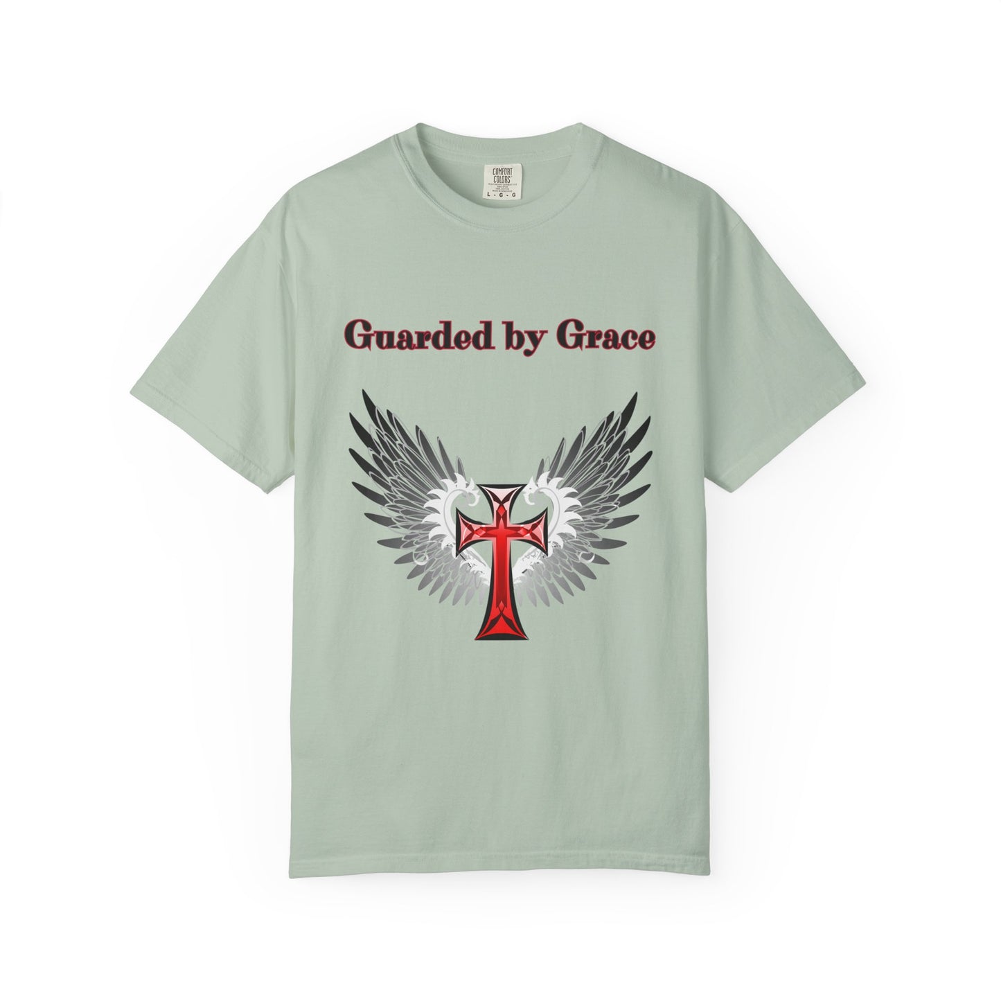 T-Shirt Guarded by Grace Unisex T-Shirt with Wings Design Christian Apparel Unique Gift Faith-based Fashion Inspirational SpiritualTee