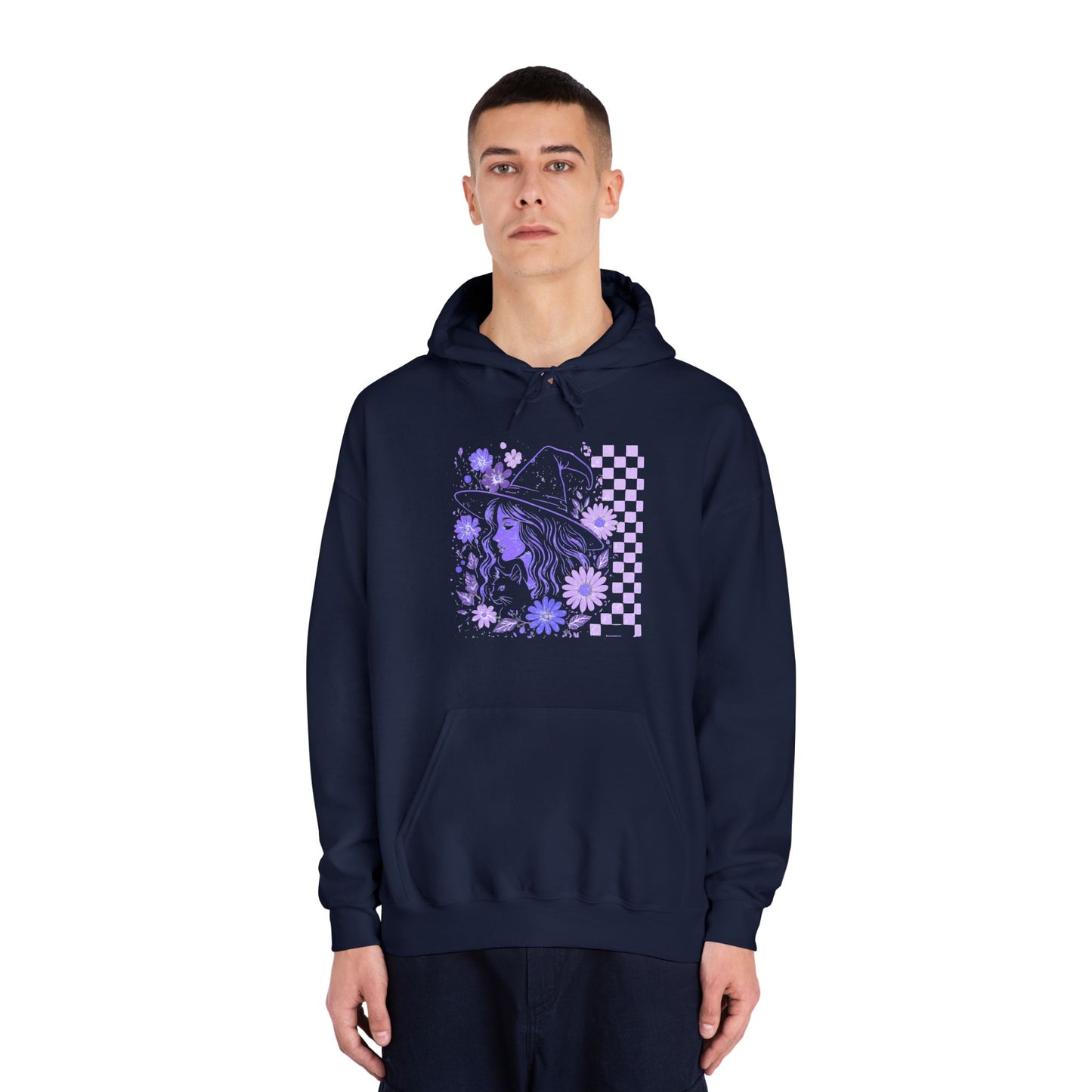 Sweatshirt Whimsical Floral Unisex Hooded Sweatshirt Casual Wear Streetwear Gift for Her Cozy Sweatshirt Spring Fashion Halloween