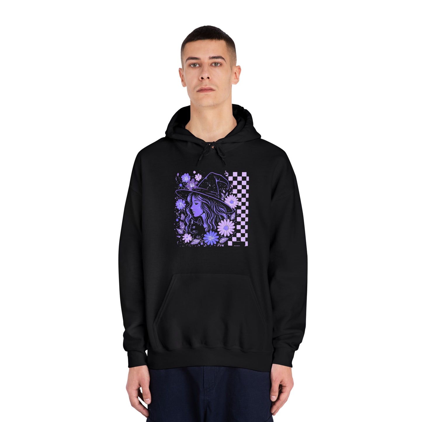 Sweatshirt Whimsical Floral Unisex Hooded Sweatshirt Casual Wear Streetwear Gift for Her Cozy Sweatshirt Spring Fashion Halloween