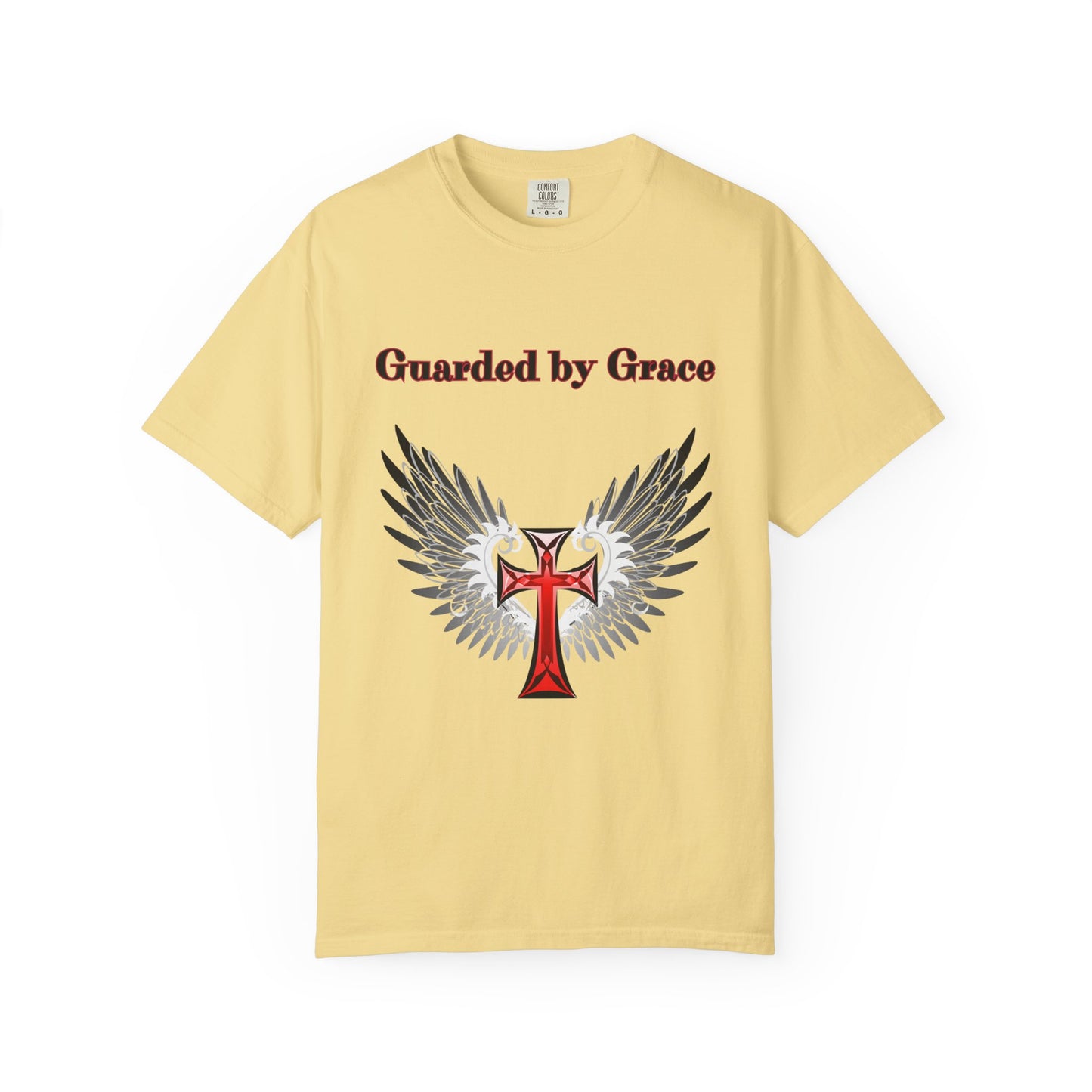 T-Shirt Guarded by Grace Unisex T-Shirt with Wings Design Christian Apparel Unique Gift Faith-based Fashion Inspirational SpiritualTee
