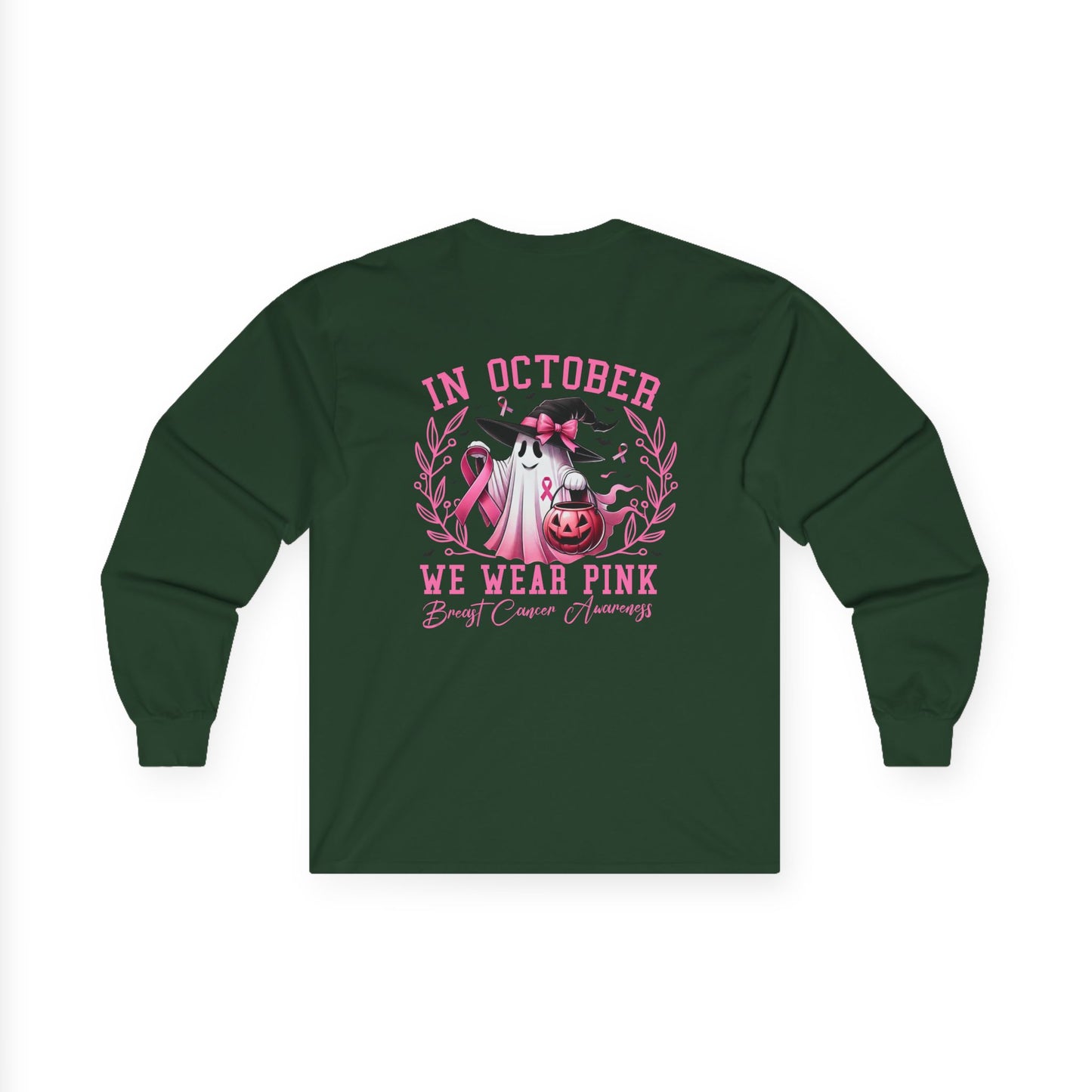 T-Shirt Breast Cancer Awareness Long Sleeve Tee Pink October Shirt Unisex Tee Supportive Apparel Awareness Month Merchandise