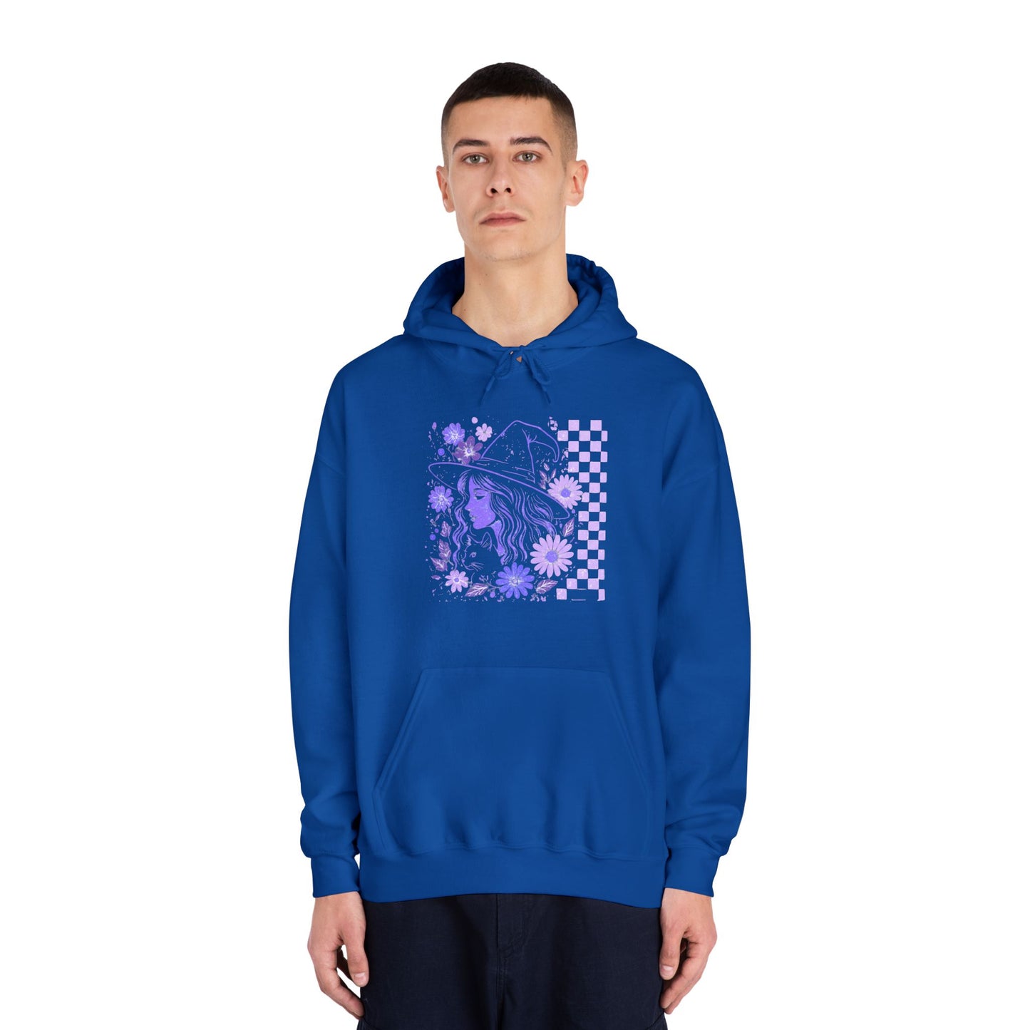 Sweatshirt Whimsical Floral Unisex Hooded Sweatshirt Casual Wear Streetwear Gift for Her Cozy Sweatshirt Spring Fashion Halloween