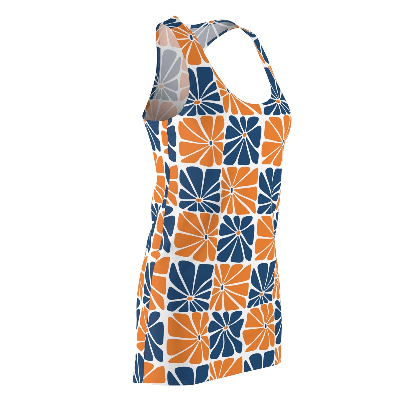 Dress Floral Patterned Racerback Dress Casual Summer Wear Beach Dress Party Outfit Trending Summer Fashion Gift for Her