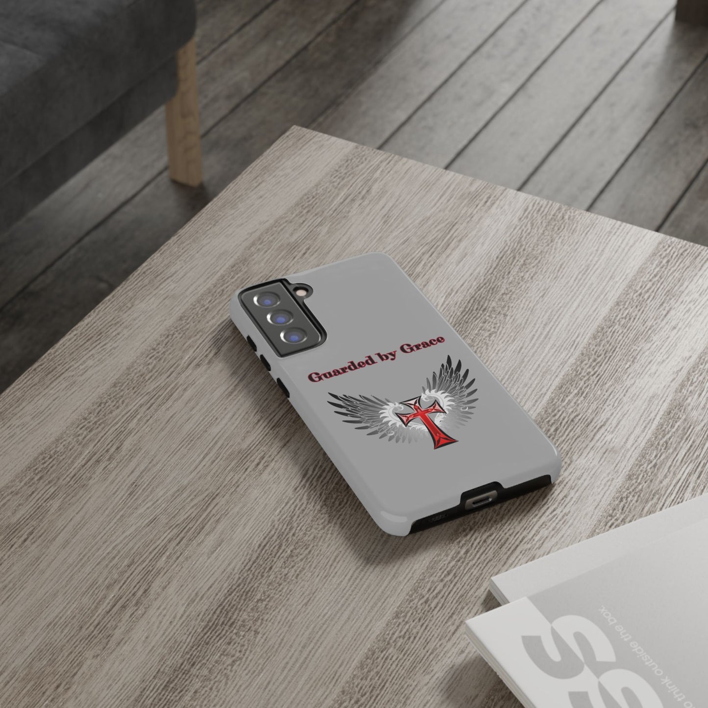 Cell Phone Case with Guardian Angel Design Tough Cases for Protection Spiritual Gifts Unique Accessories Personalized Tech