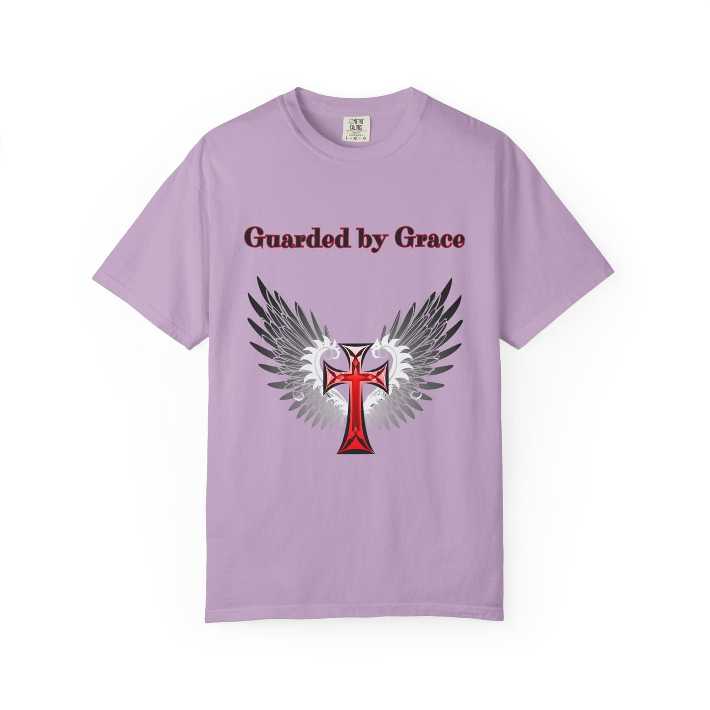 T-Shirt Guarded by Grace Unisex T-Shirt with Wings Design Christian Apparel Unique Gift Faith-based Fashion Inspirational SpiritualTee