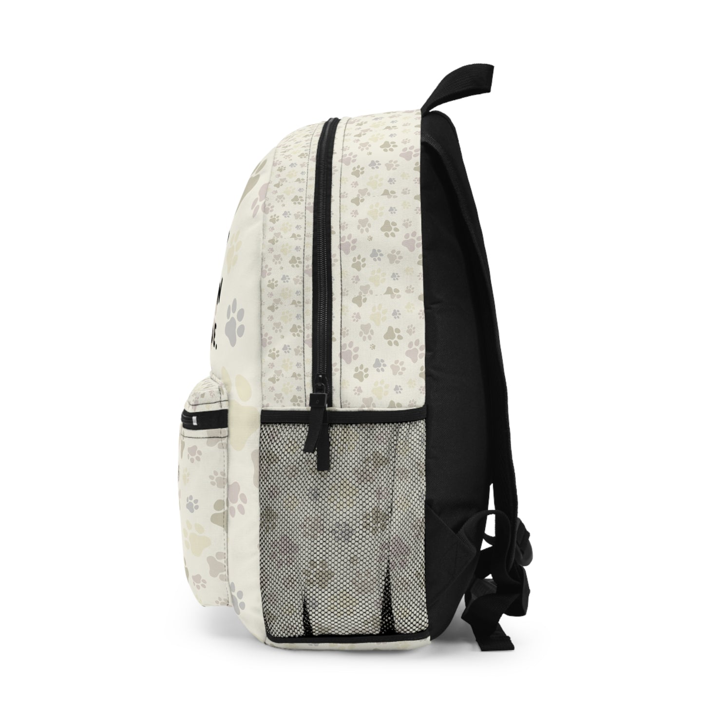 Backpack Paw-sitive Vibes Bag for Animal Lovers Funny Cat Backpack School Bag Pet Lover Gift Student Book Bag Cute Tote