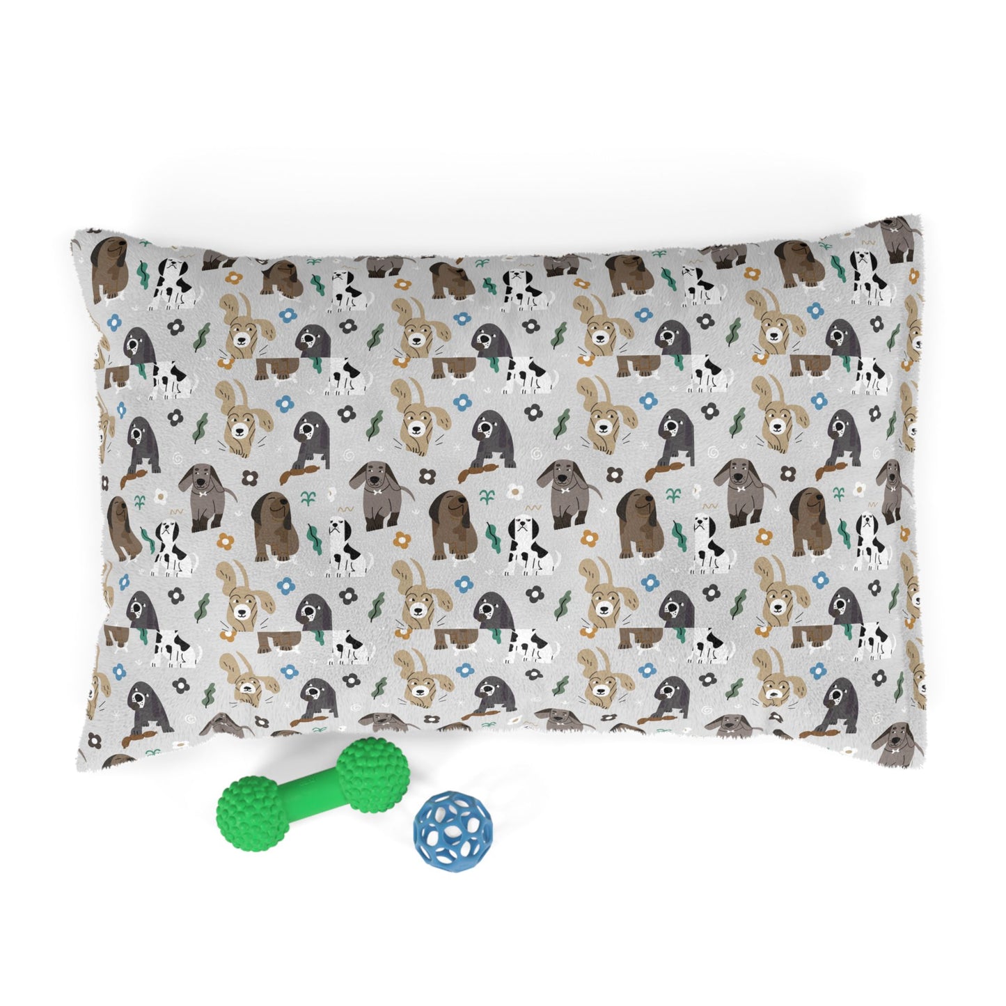 Pet Bed Cozy Cute Dog Pattern Dog Bed Puppy Nest Comfy Cat Bed Pet Decor for Home Gifts for Pet Owners Dog or Cat Lover's Pet Bed