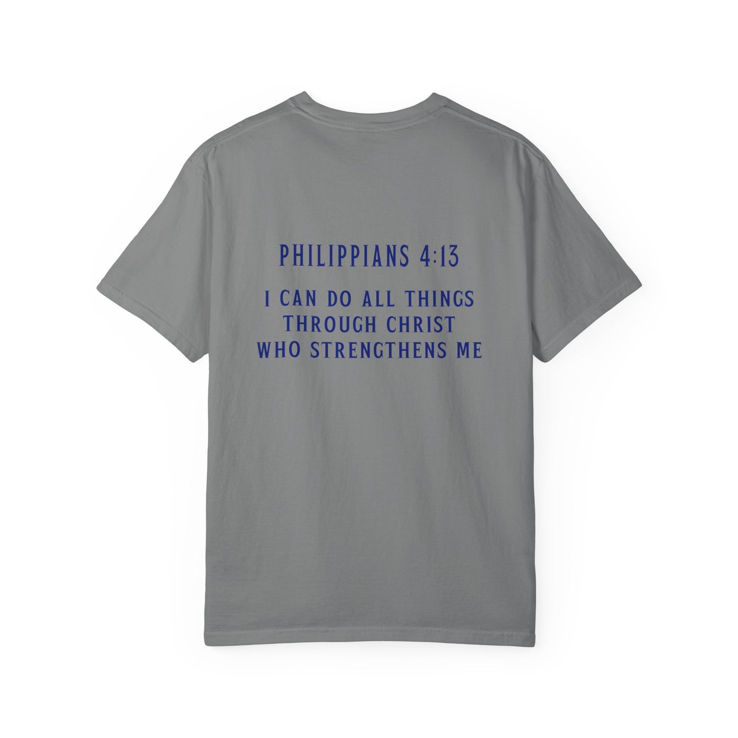T-Shirt Inspirational Christian T-Shirt Cross & Philippians 4:13 Unisex Apparel Faith Tee Religious Gift Motivational Shirt