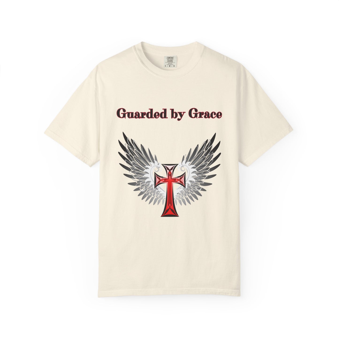 T-Shirt Guarded by Grace Unisex T-Shirt with Wings Design Christian Apparel Unique Gift Faith-based Fashion Inspirational SpiritualTee