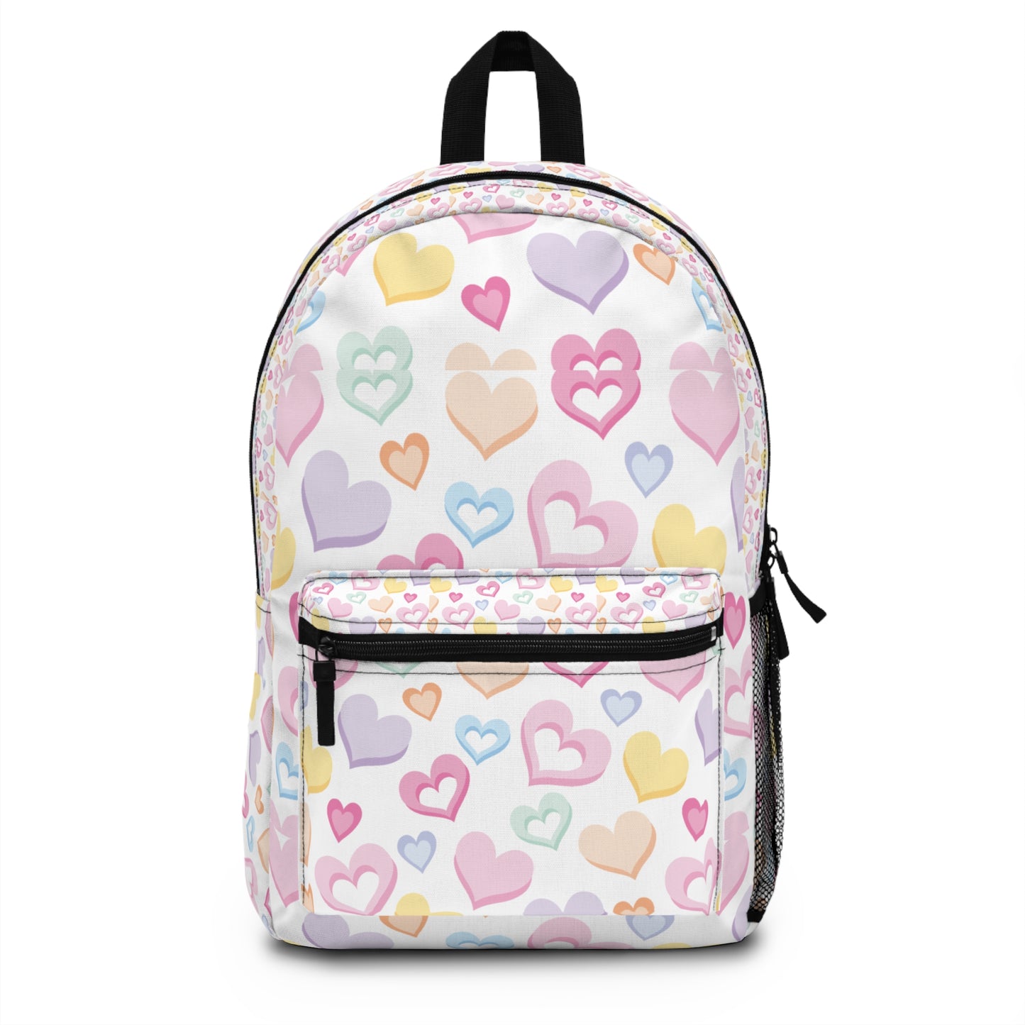 Backpack Sweetheart Pattern Backpack Adorable School Bag Cute Gift for Kids and Teens Valentine’s Day Accessory Fun Heart Design Diaper Bag