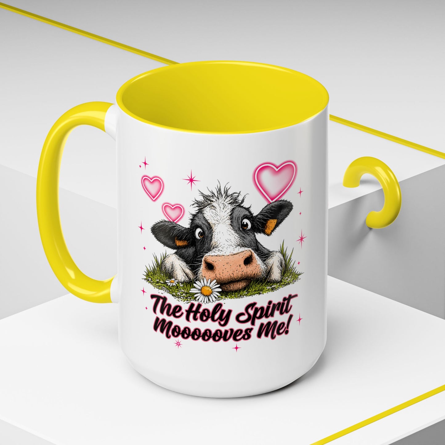 The Holy Spirit Moooves Me Coffee Mug