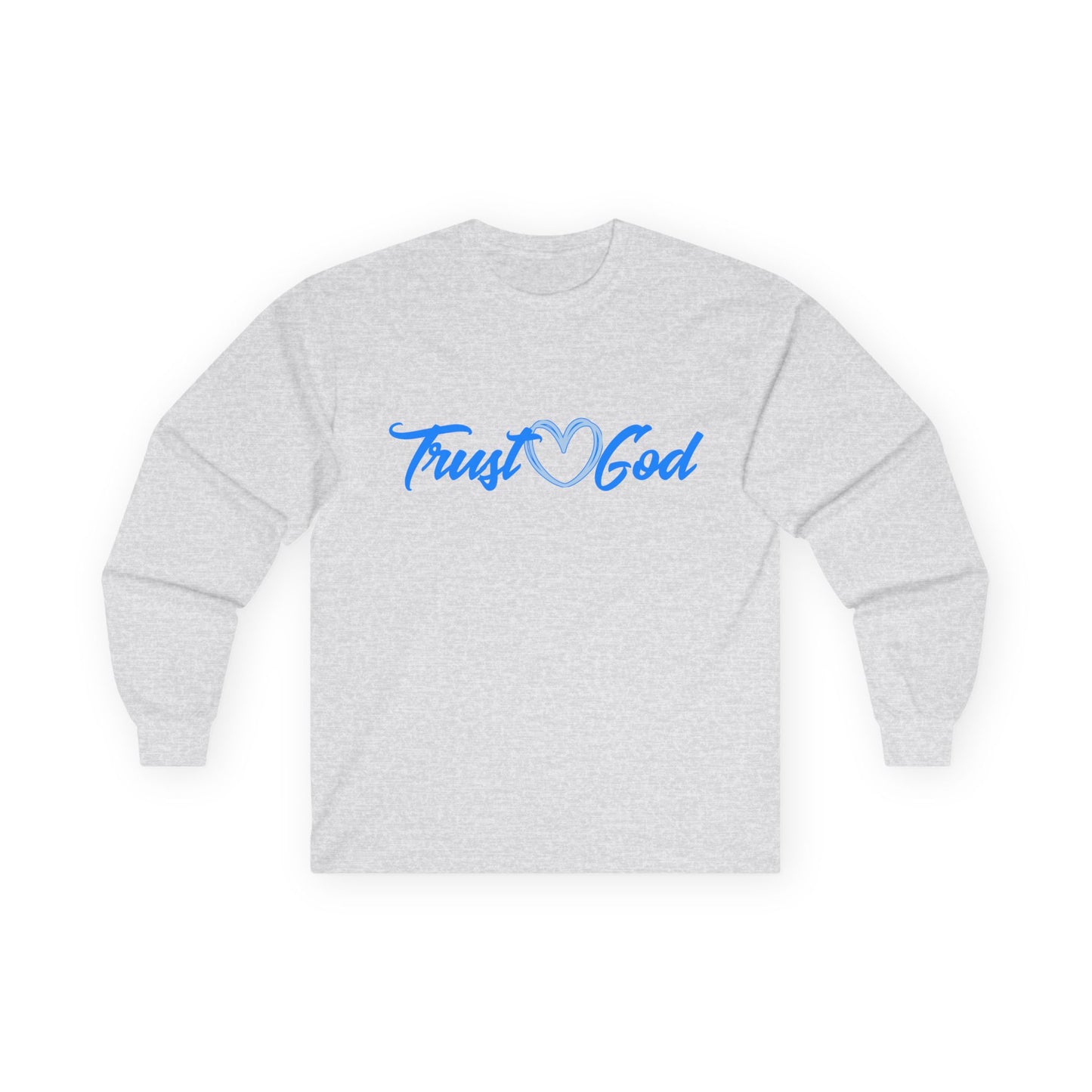 T-Shirt Trust God Unisex Long Sleeve Tee Faith-Based Apparel Christian Religious Gift