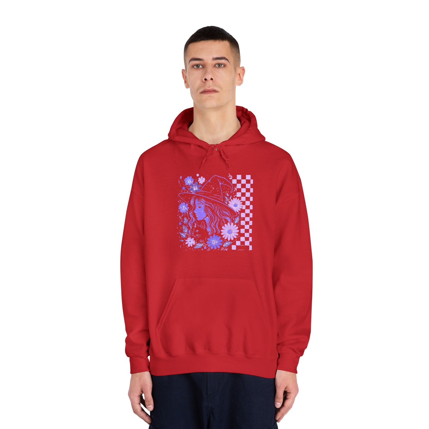 Sweatshirt Whimsical Floral Unisex Hooded Sweatshirt Casual Wear Streetwear Gift for Her Cozy Sweatshirt Spring Fashion Halloween