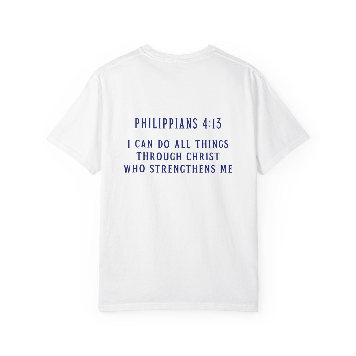 T-Shirt Inspirational Christian T-Shirt Cross & Philippians 4:13 Unisex Apparel Faith Tee Religious Gift Motivational Shirt