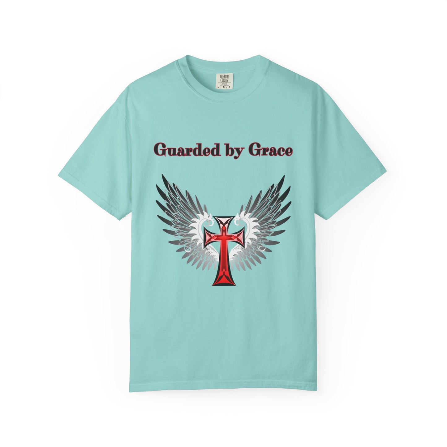 T-Shirt Guarded by Grace Unisex T-Shirt with Wings Design Christian Apparel Unique Gift Faith-based Fashion Inspirational SpiritualTee