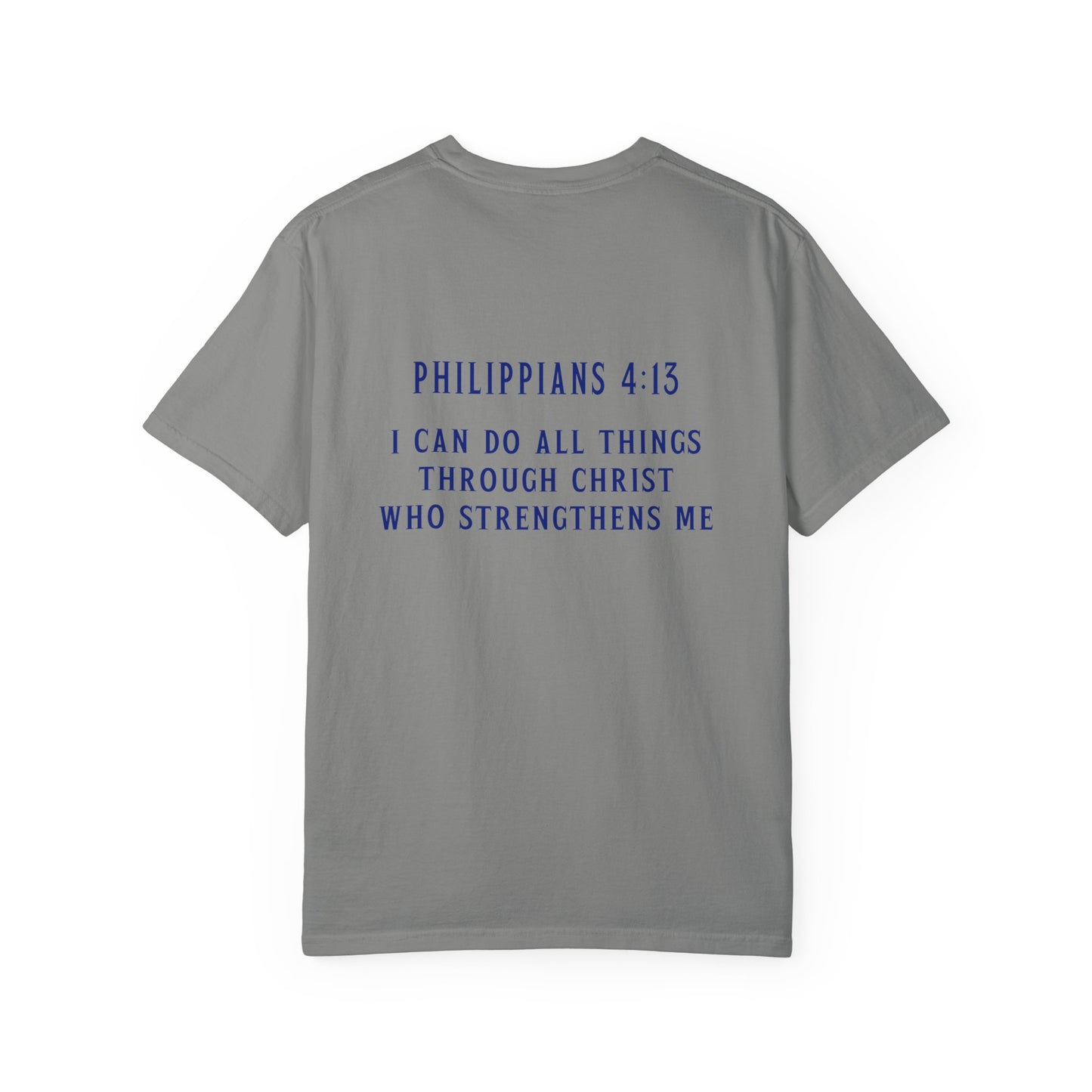 T-Shirt Inspirational Christian T-Shirt Cross & Philippians 4:13 Unisex Apparel Faith Tee Religious Gift Motivational Shirt