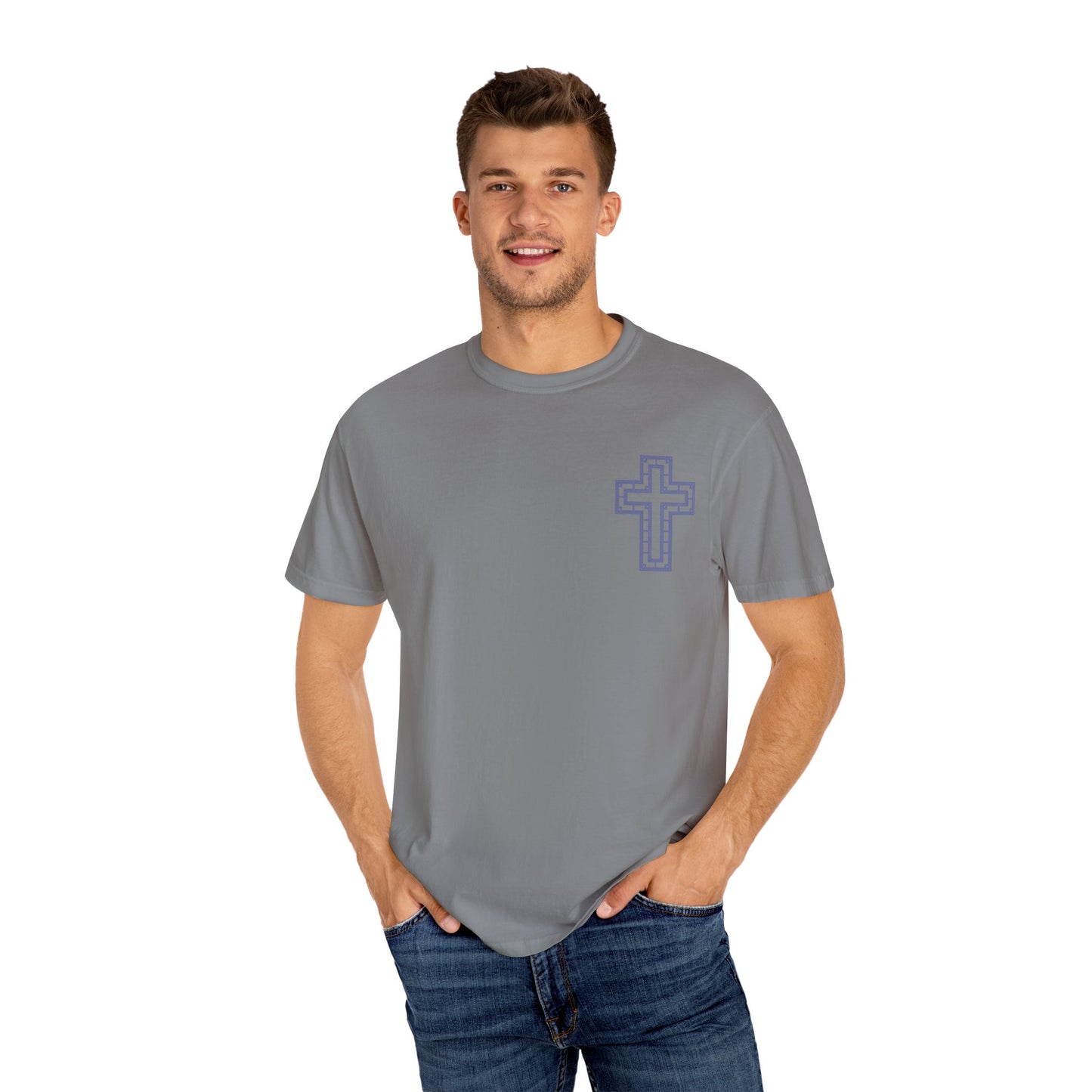 T-Shirt Inspirational Christian T-Shirt Cross & Philippians 4:13 Unisex Apparel Faith Tee Religious Gift Motivational Shirt