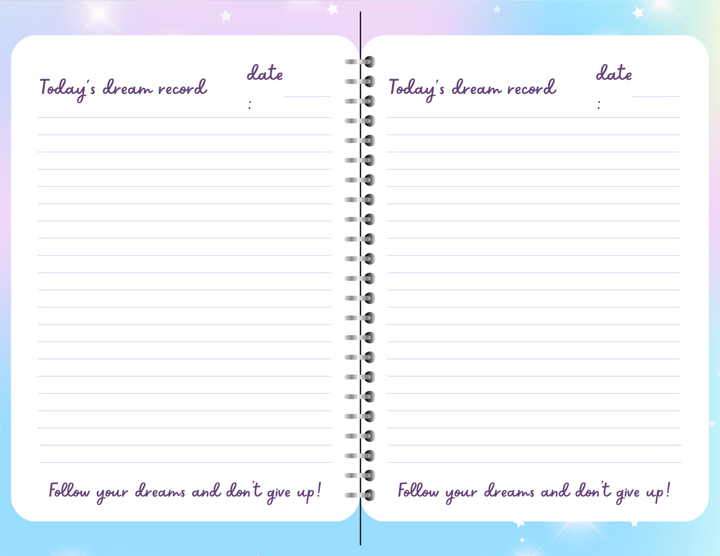 Dreamcatcher Diary for digital download