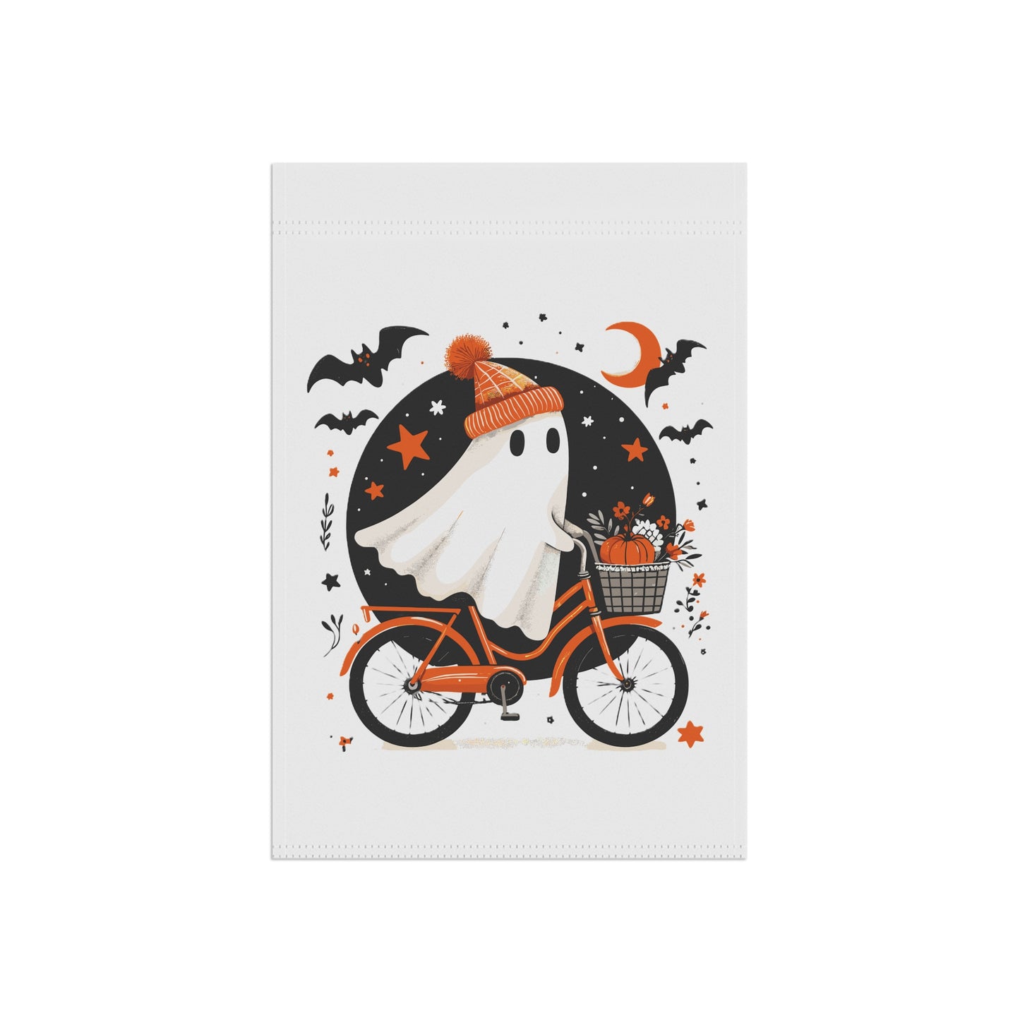 Garden Banner Whimsical Halloween Garden Banner Charming Outdoor Decor Fall Decor Spooky Season Yard Flag Seasonal Greetings