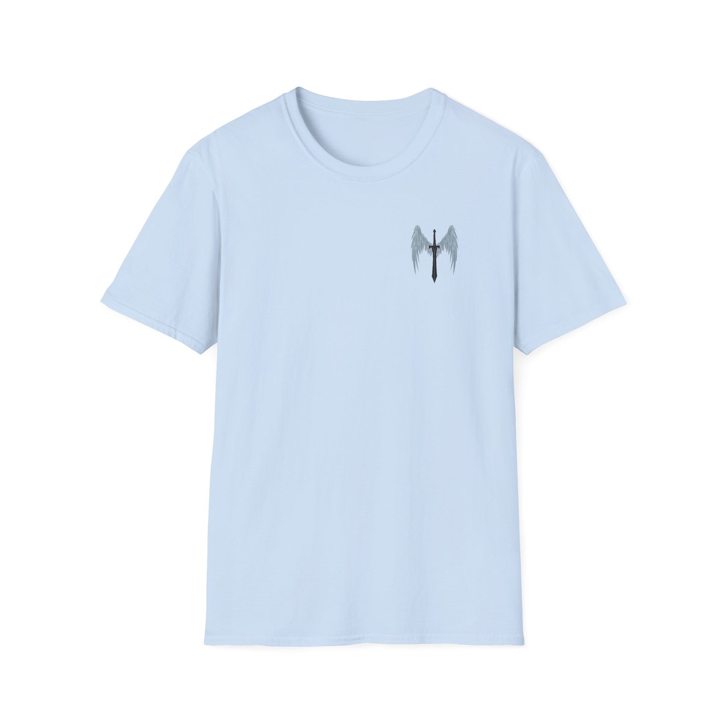 T-Shirt Unisex Softstyle T-Shirt with Inspirational Psalm Design Motivational Tee Christian Apparel Faith-Based Gift Casual Wear