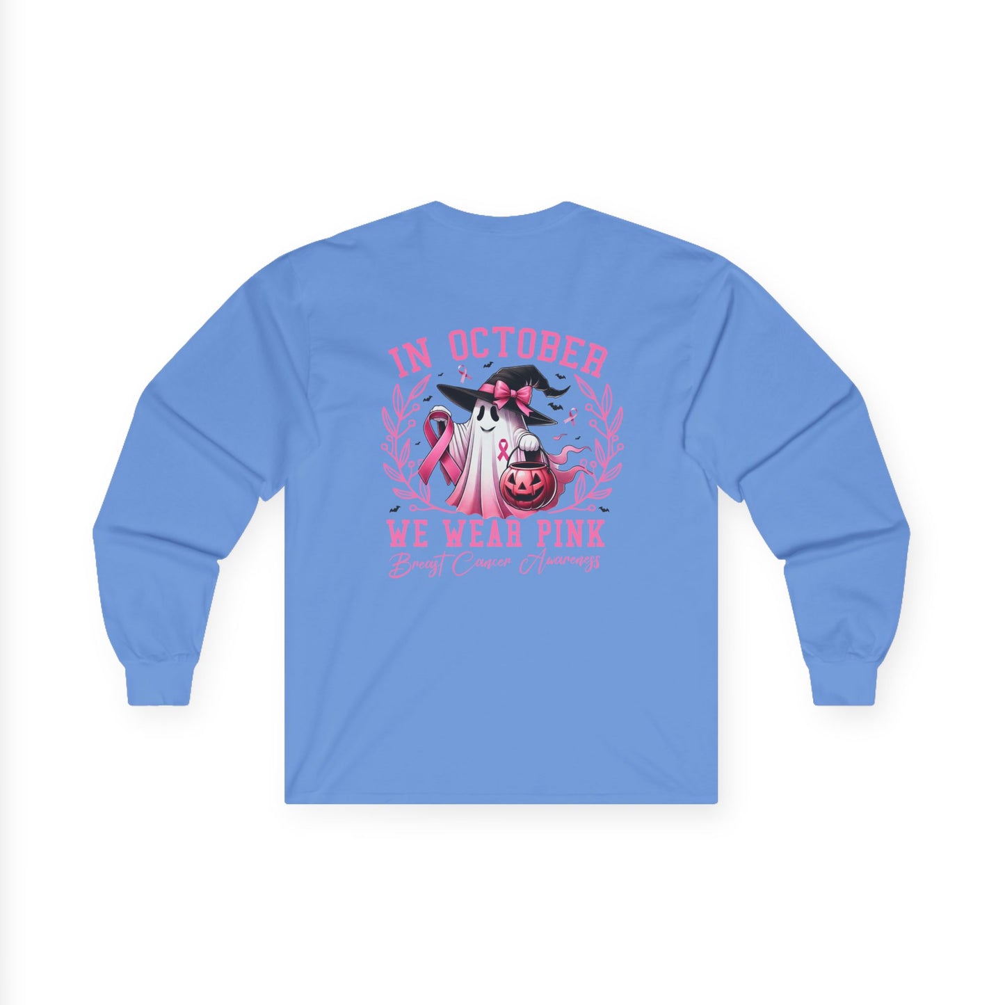 T-Shirt Breast Cancer Awareness Long Sleeve Tee Pink October Shirt Unisex Tee Supportive Apparel Awareness Month Merchandise