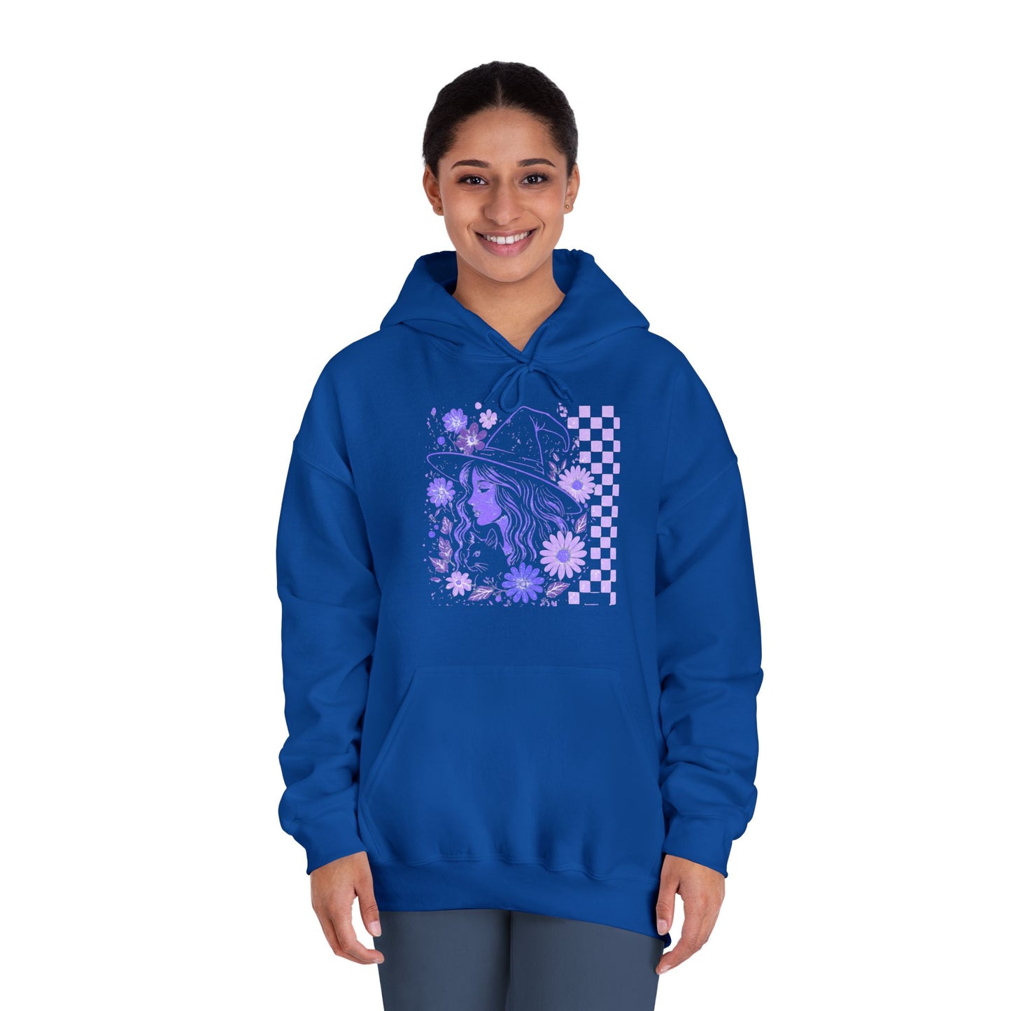Sweatshirt Whimsical Floral Unisex Hooded Sweatshirt Casual Wear Streetwear Gift for Her Cozy Sweatshirt Spring Fashion Halloween