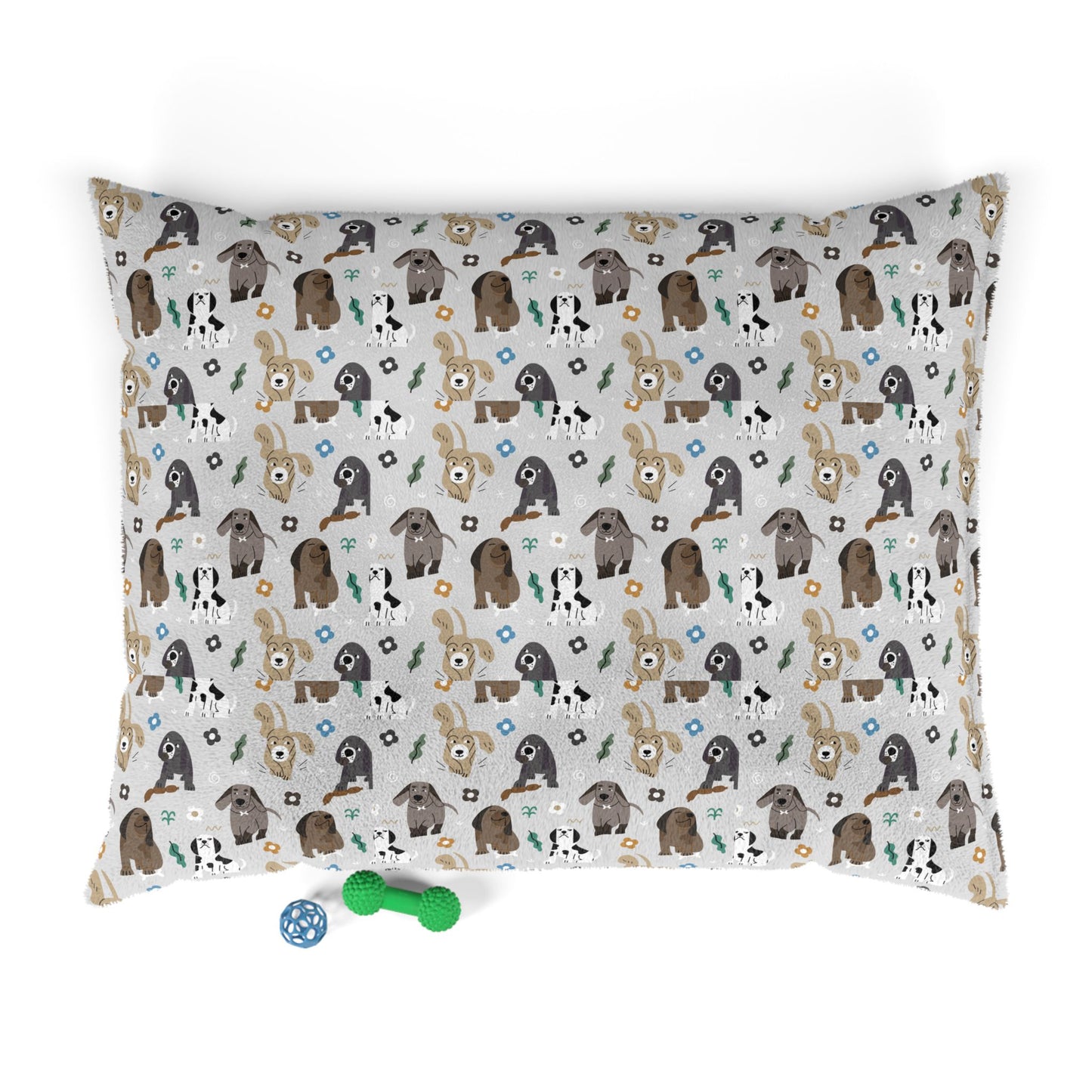 Pet Bed Cozy Cute Dog Pattern Dog Bed Puppy Nest Comfy Cat Bed Pet Decor for Home Gifts for Pet Owners Dog or Cat Lover's Pet Bed