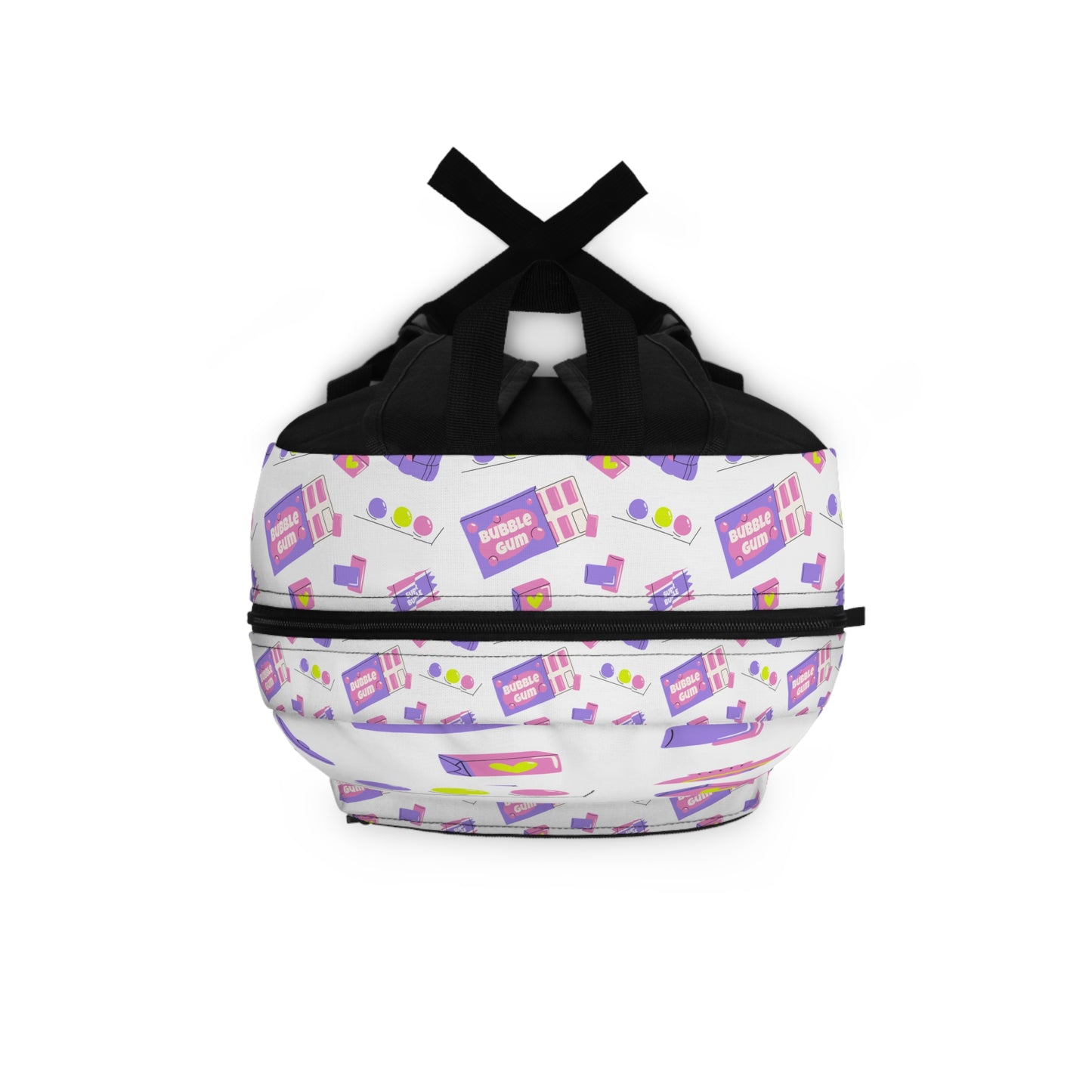 Backpack Bubble Gum Print Backpack Fun School Bag Cute Travel Backpack Pastel Aesthetic Bag Gifts for Kids and Teens Diaper Bag