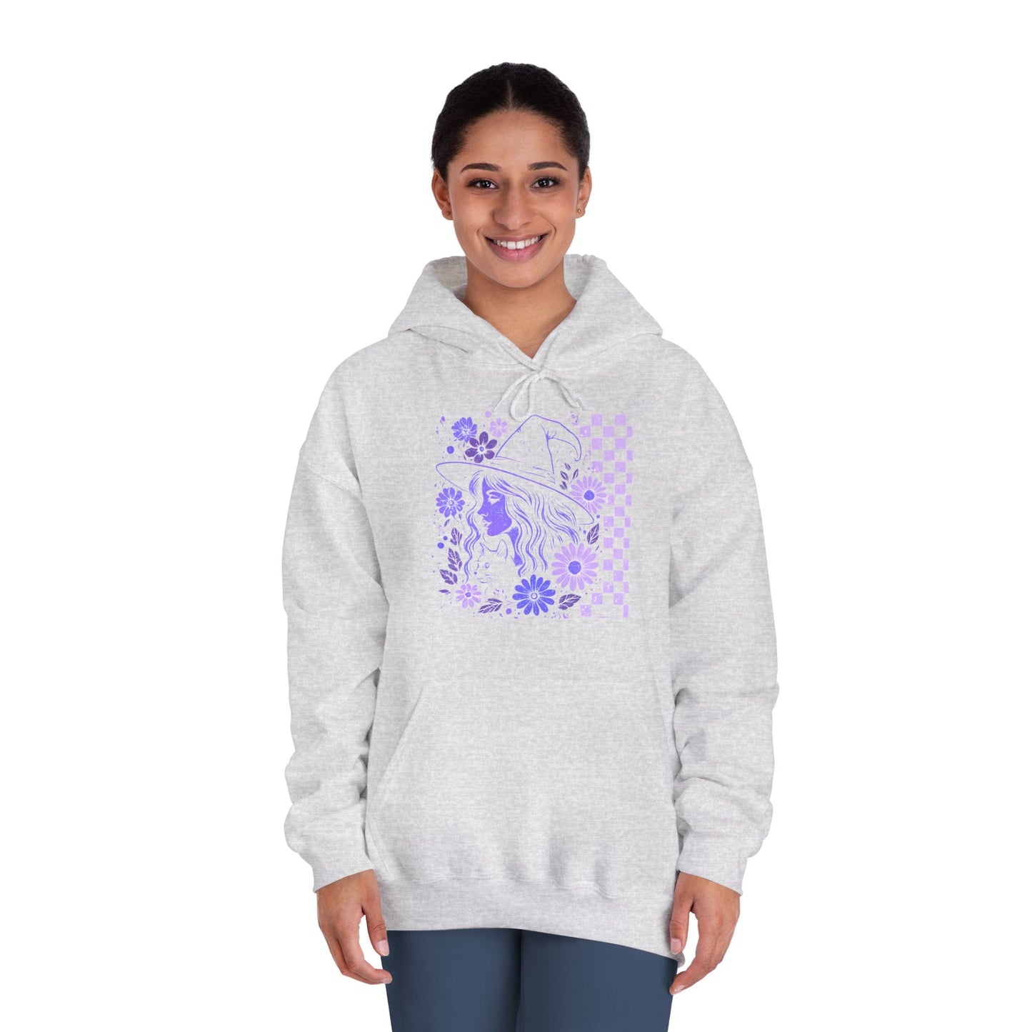 Sweatshirt Whimsical Floral Unisex Hooded Sweatshirt Casual Wear Streetwear Gift for Her Cozy Sweatshirt Spring Fashion Halloween