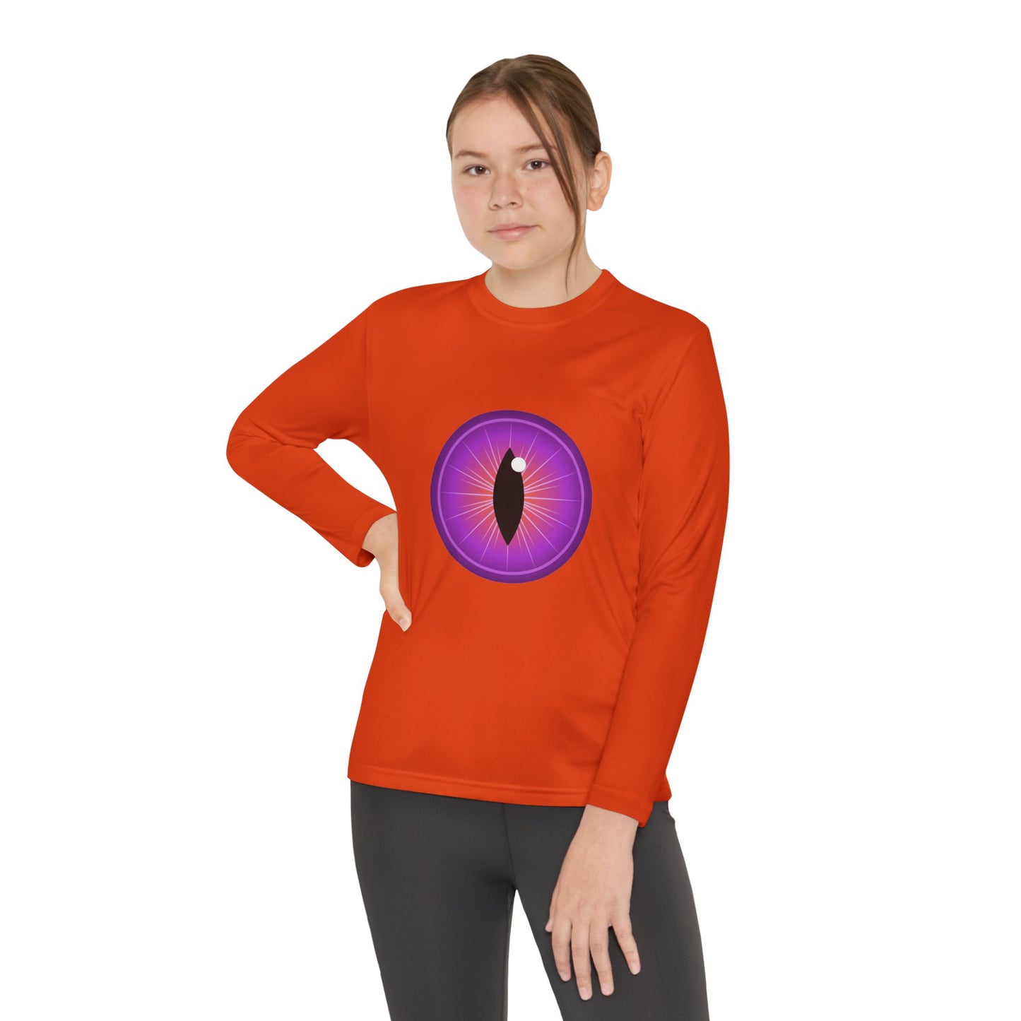 T-Shirt Youth Long Sleeve Monster-Inspired Tee Fun Shirt for Kids Perfect for Halloween Costume Wear Everyday Comfort Cool Graphic T