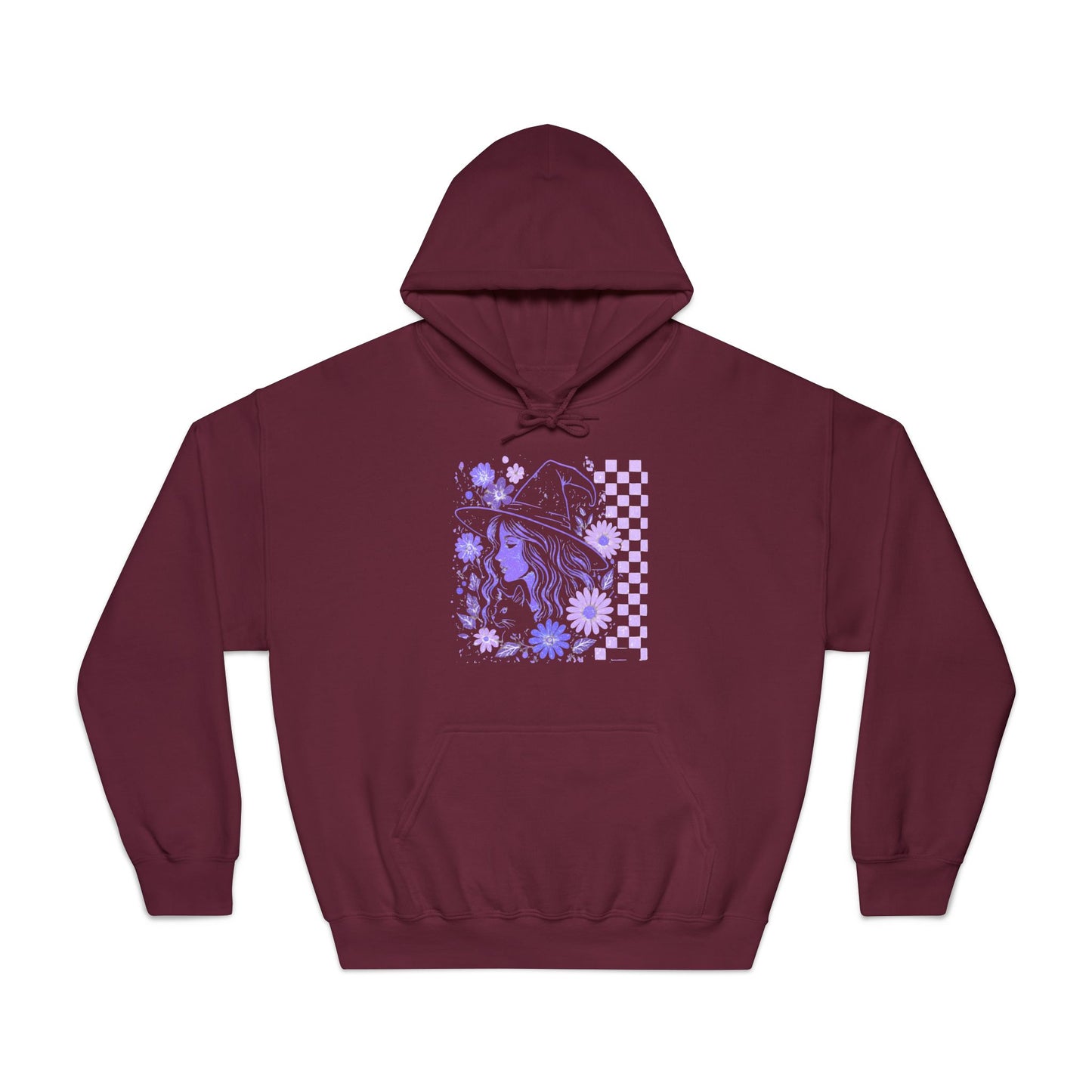 Sweatshirt Whimsical Floral Unisex Hooded Sweatshirt Casual Wear Streetwear Gift for Her Cozy Sweatshirt Spring Fashion Halloween