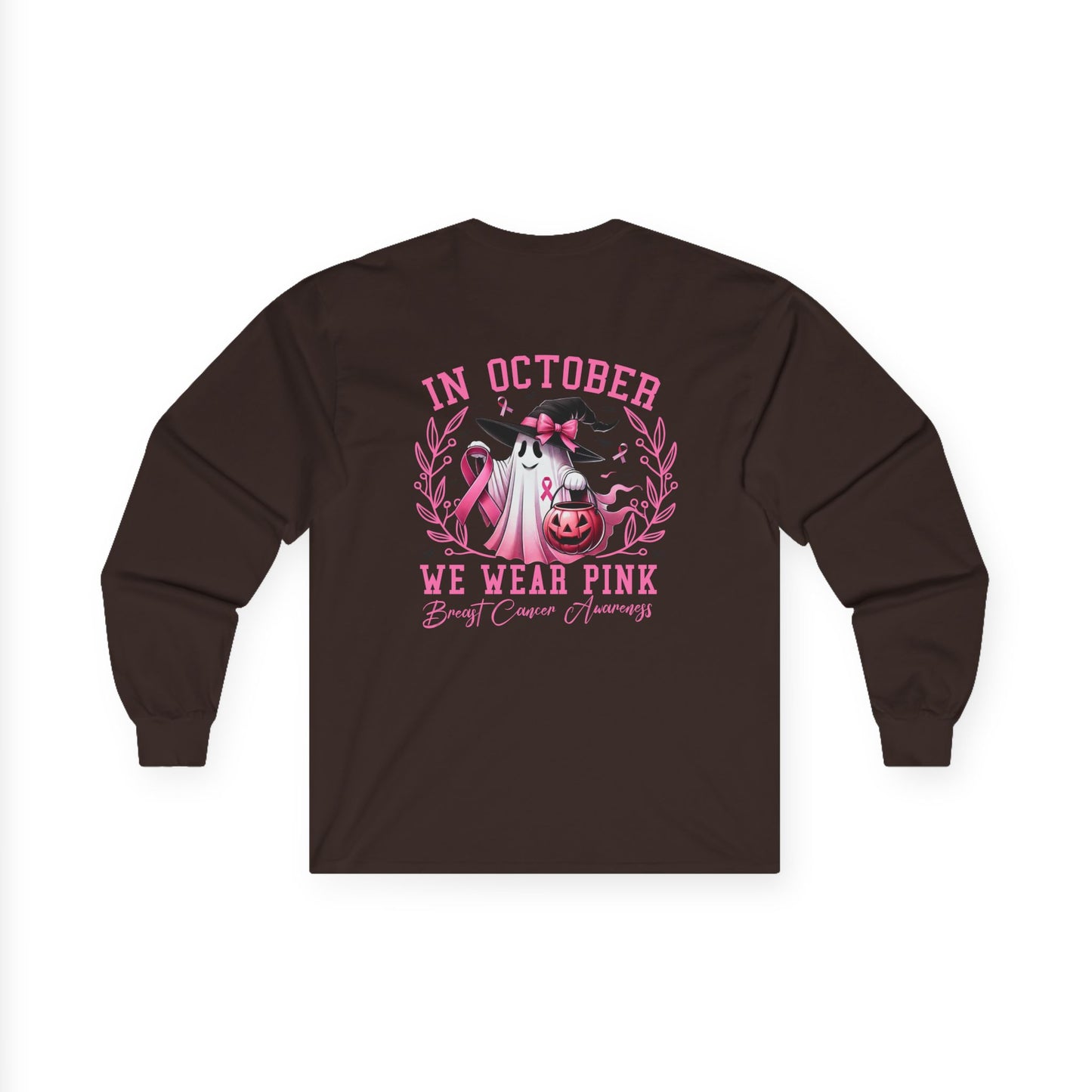 T-Shirt Breast Cancer Awareness Long Sleeve Tee Pink October Shirt Unisex Tee Supportive Apparel Awareness Month Merchandise