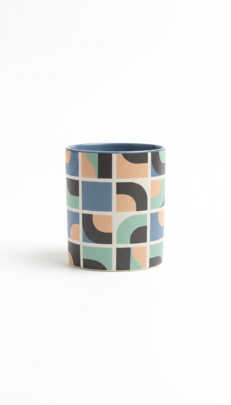 Limited-Edition Graphic Ceramic Mug