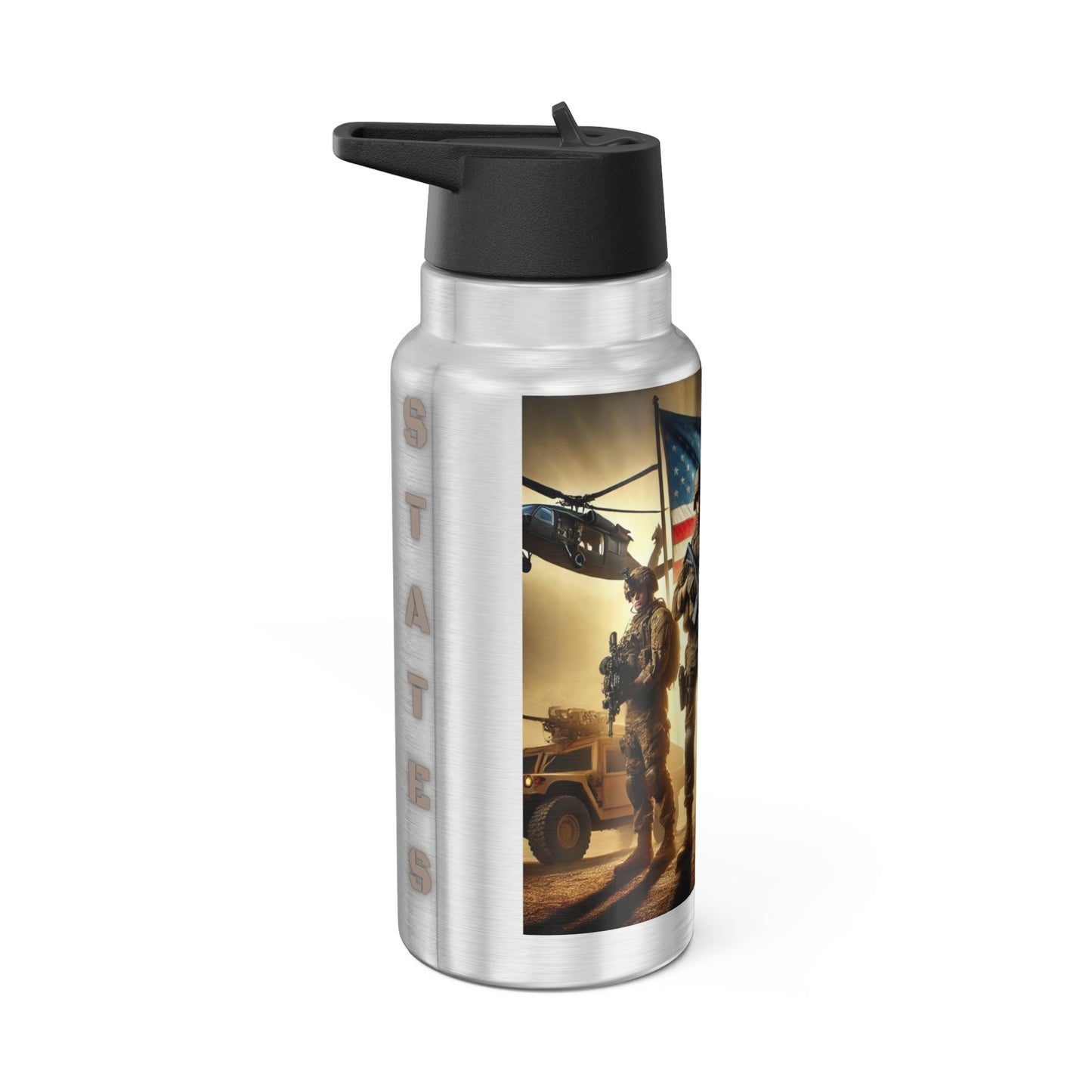 Patriotic Military Tumbler - 32oz Gator Drinkware