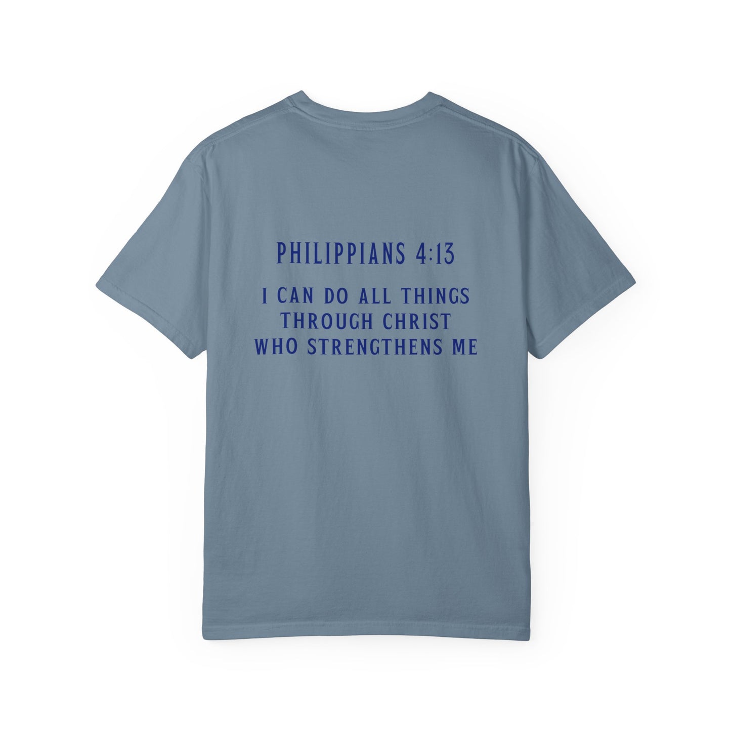T-Shirt Inspirational Christian T-Shirt Cross & Philippians 4:13 Unisex Apparel Faith Tee Religious Gift Motivational Shirt