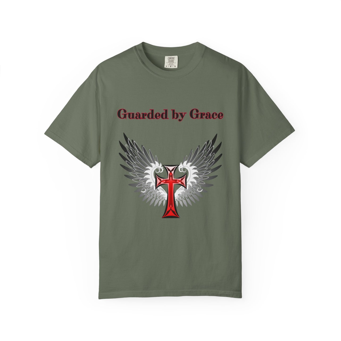 T-Shirt Guarded by Grace Unisex T-Shirt with Wings Design Christian Apparel Unique Gift Faith-based Fashion Inspirational SpiritualTee