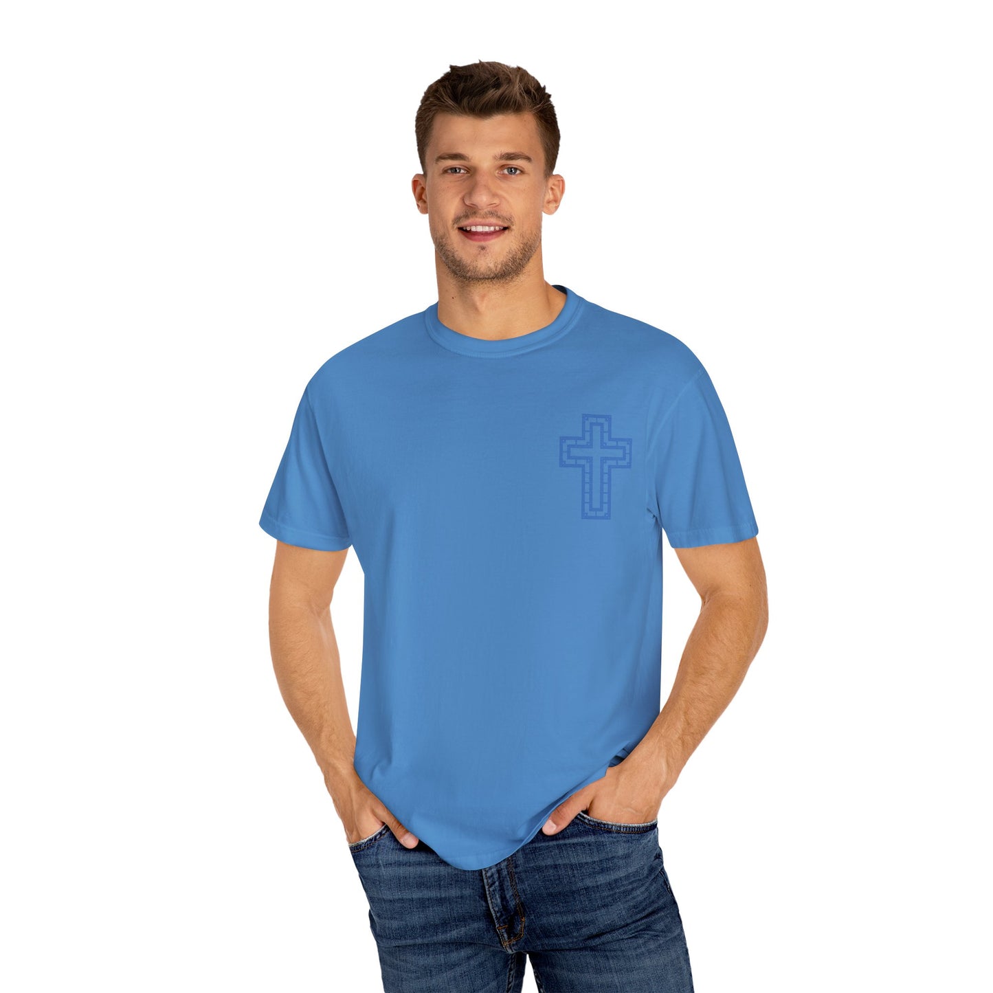T-Shirt Inspirational Christian T-Shirt Cross & Philippians 4:13 Unisex Apparel Faith Tee Religious Gift Motivational Shirt