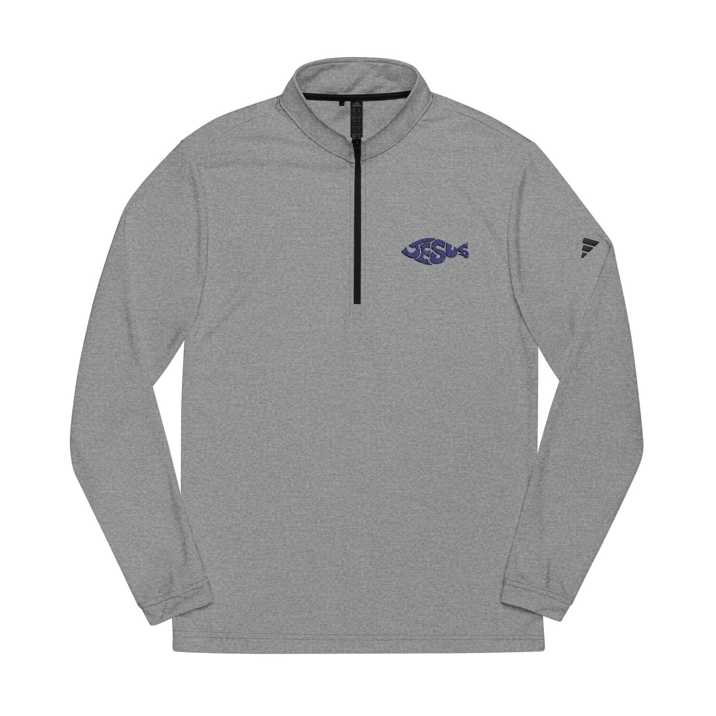Sweatshirt Adidas® Quarter-Zip Pullover with Embroidery Stylish Activewear Ideal for Sports & Casual Outings Perfect Gift for Fitness